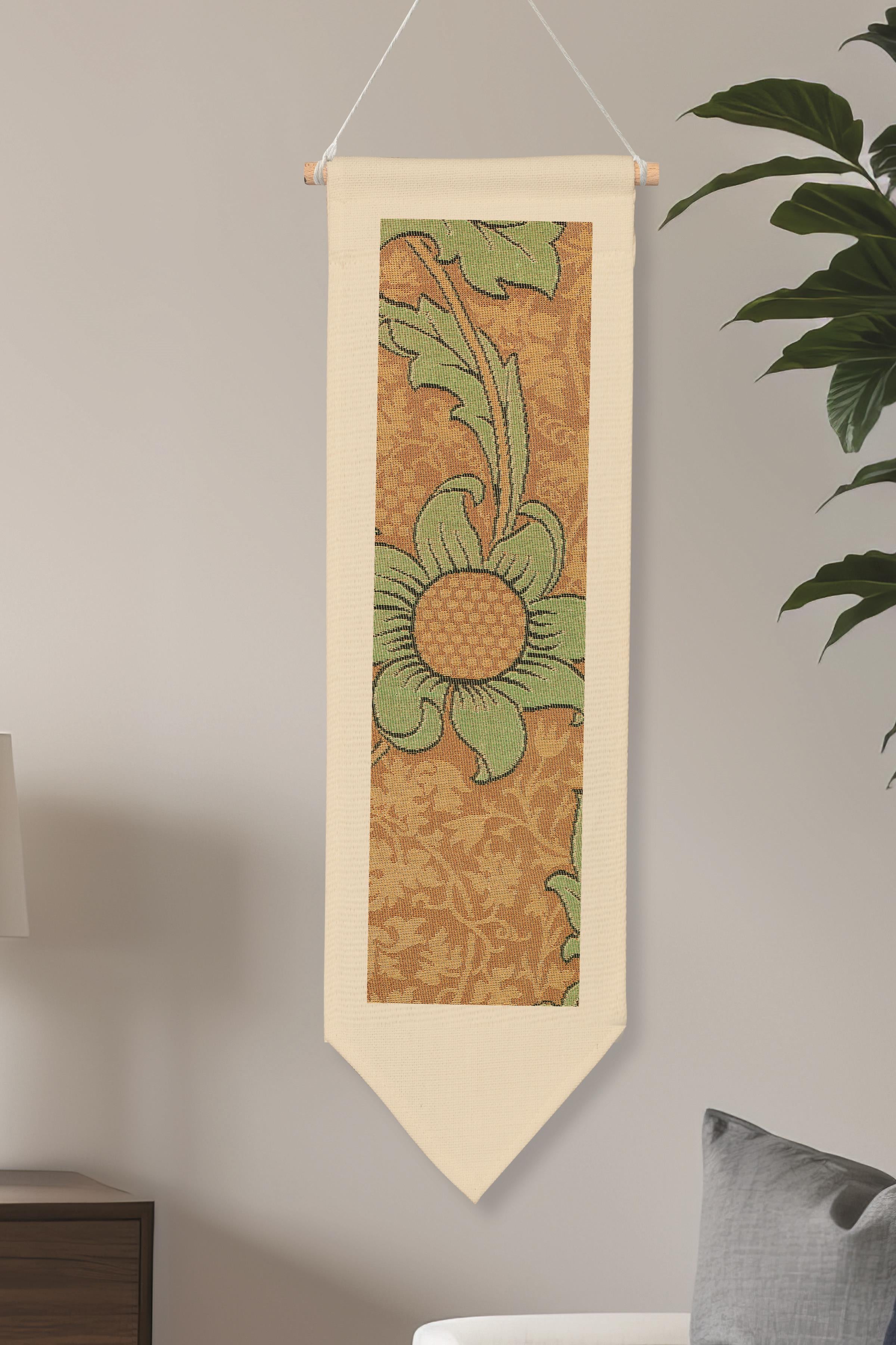 William Morisse Duvar Halısı, Sanat Serisi Dekor, 100cm Kanvas Flama Askılı Duvar Örtüsü NO:670