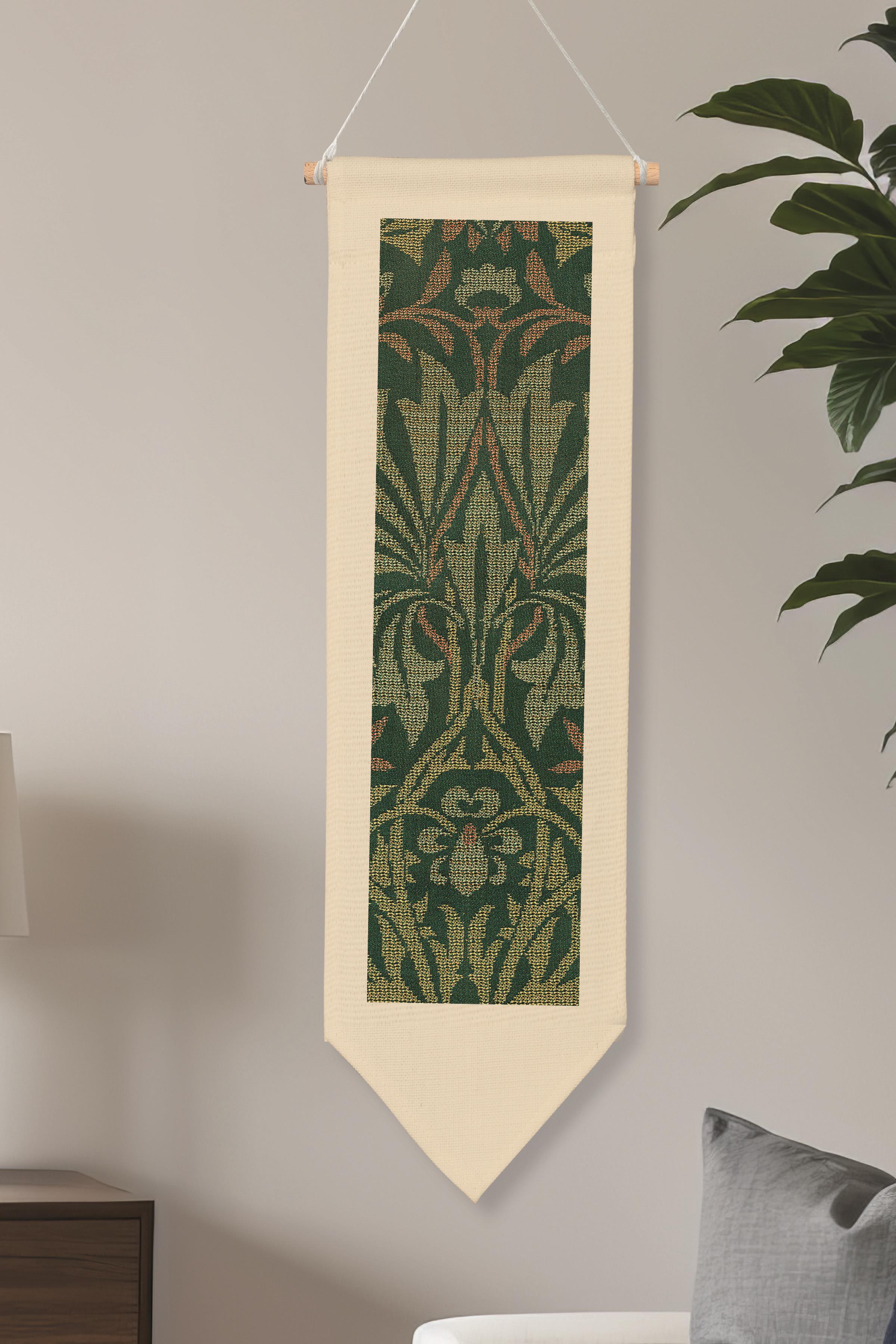 William Morisse Duvar Halısı, Sanat Serisi Dekor, 100cm Kanvas Flama Askılı Duvar Örtüsü NO:675