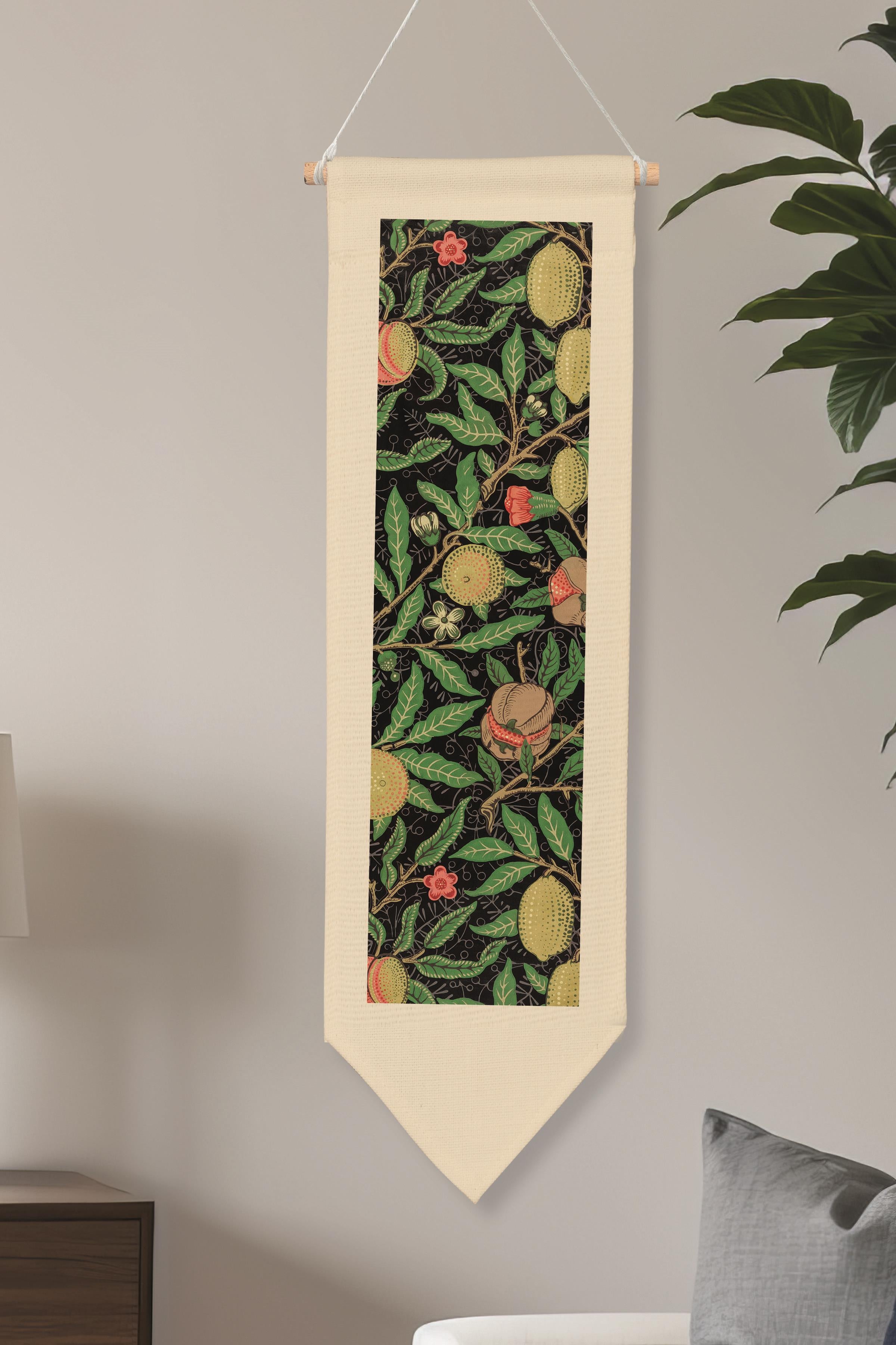 William Morisse Duvar Halısı, Sanat Serisi Dekor, 100cm Kanvas Flama Askılı Duvar Örtüsü NO:706