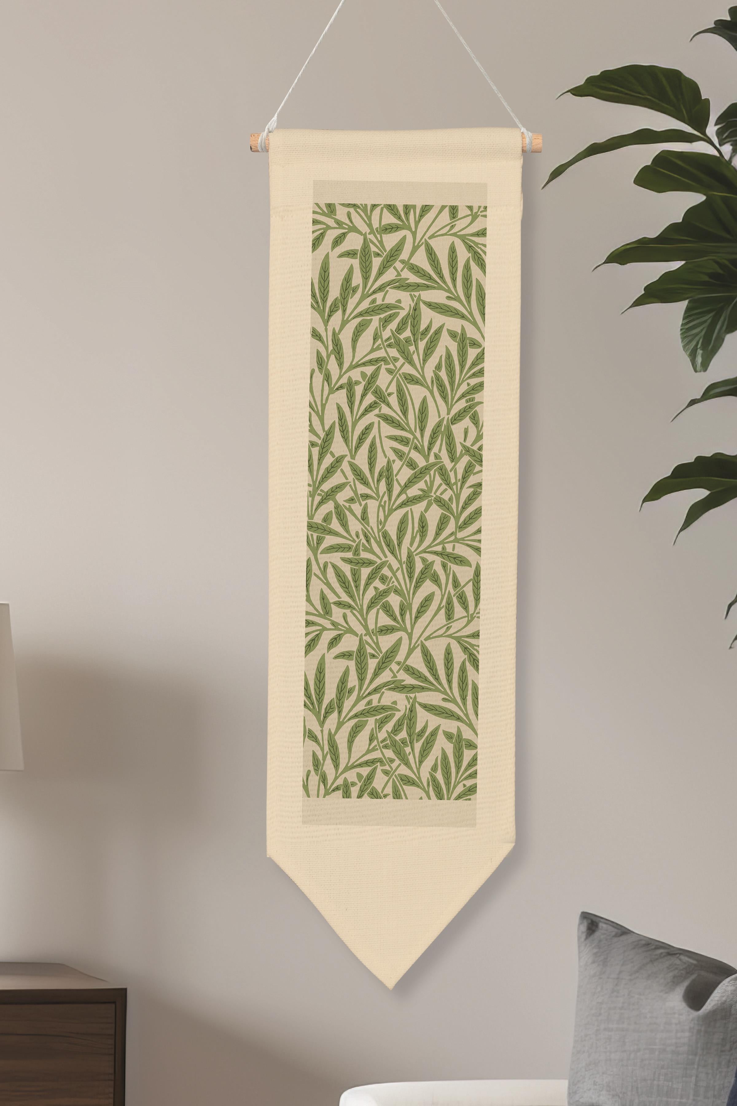 William Morisse Duvar Halısı, Sanat Serisi Dekor, 100cm Kanvas Flama Askılı Duvar Örtüsü NO:715