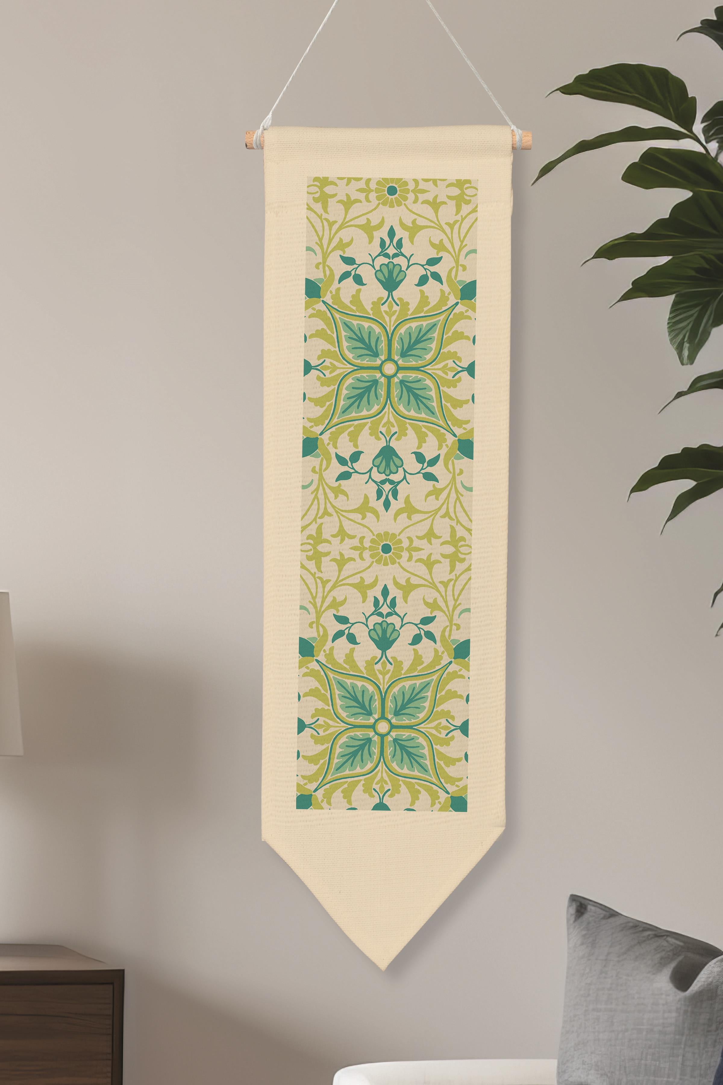 William Morisse Duvar Halısı, Sanat Serisi Dekor, 100cm Kanvas Flama Askılı Duvar Örtüsü NO:725