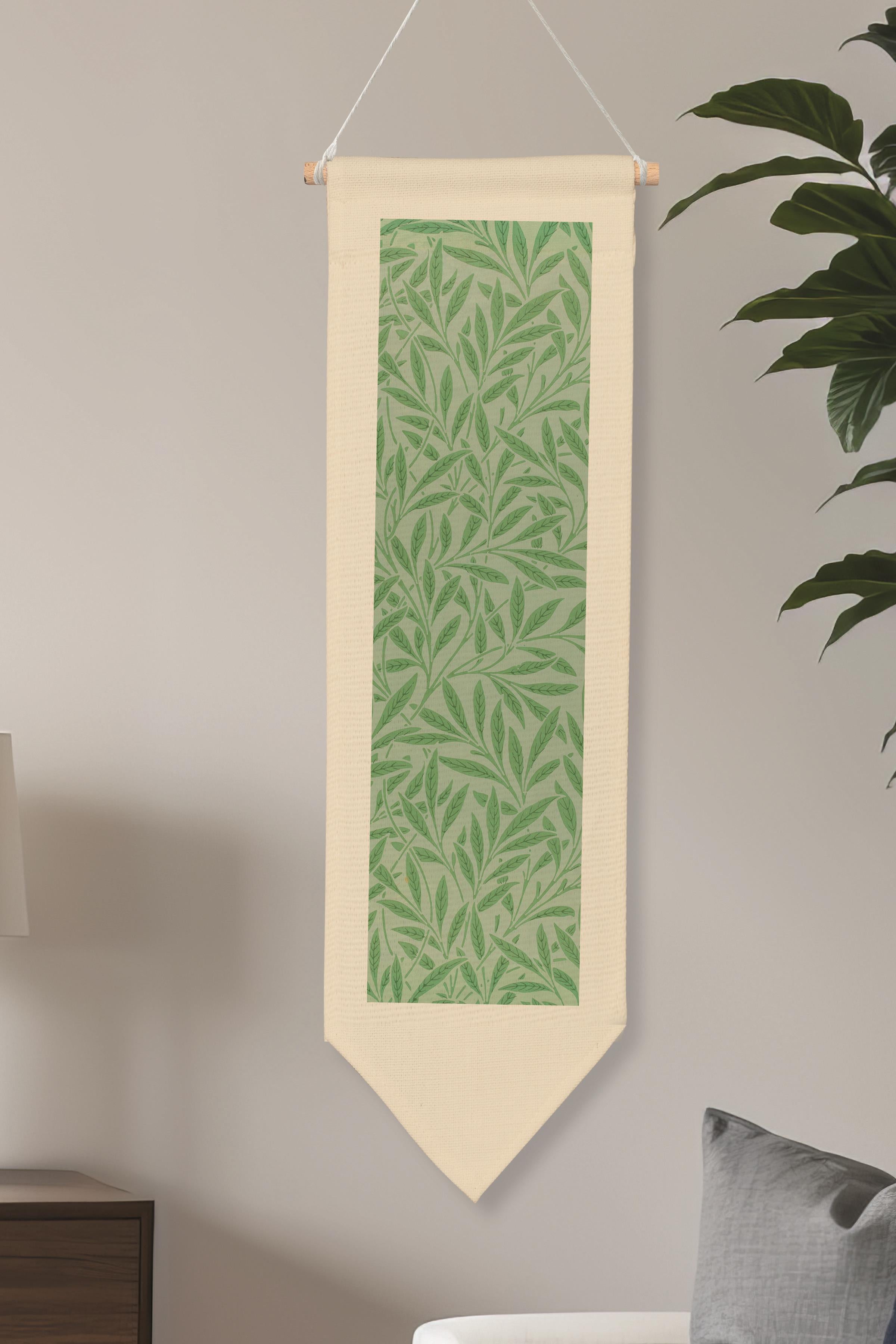 William Morisse Duvar Halısı, Sanat Serisi Dekor, 100cm Kanvas Flama Askılı Duvar Örtüsü NO:729