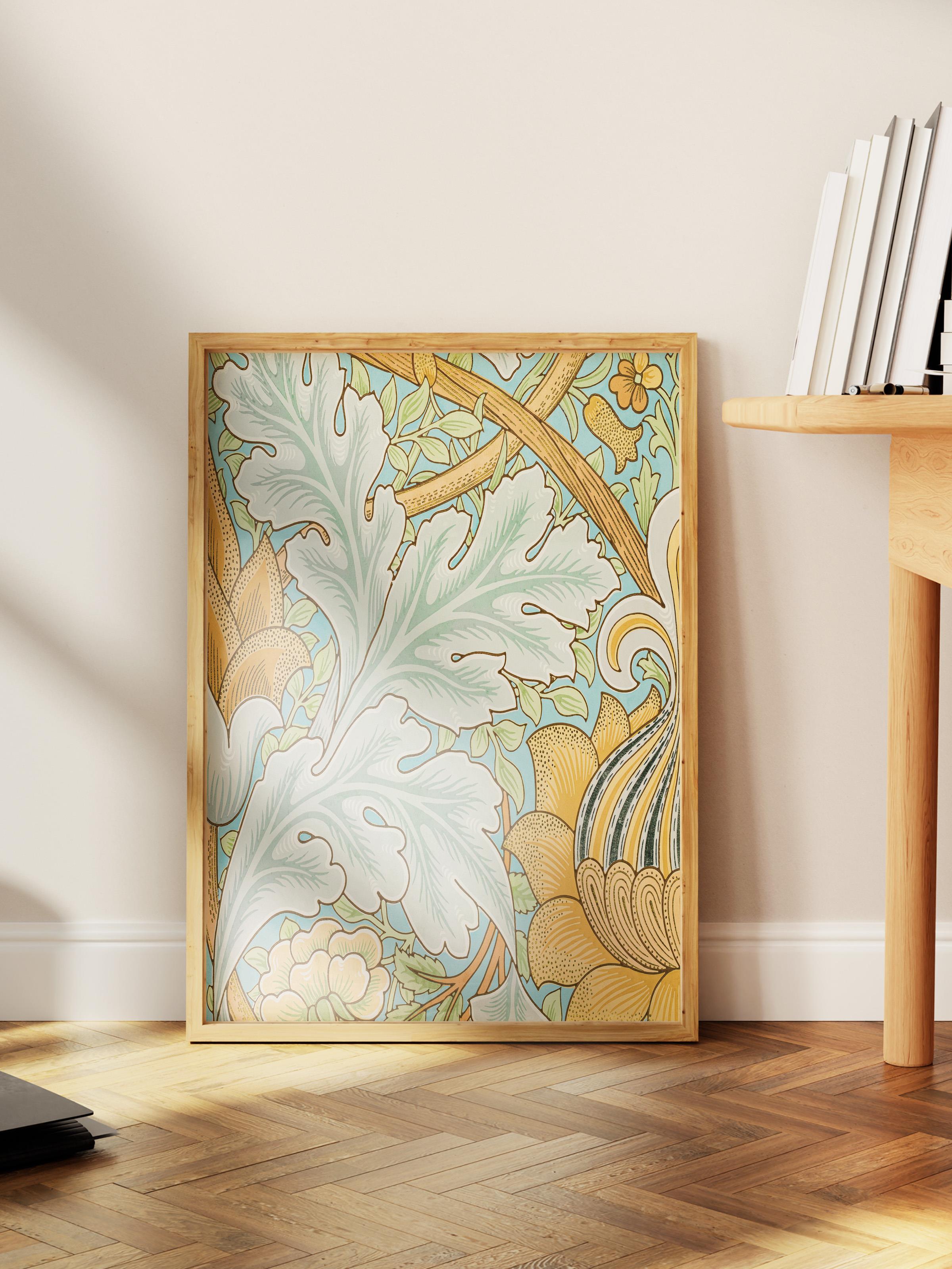 William Morris Poster No:1 Modern Sanat Poster - Sanat Dekor Serisi - Duvar Tablosu, HD Baskı