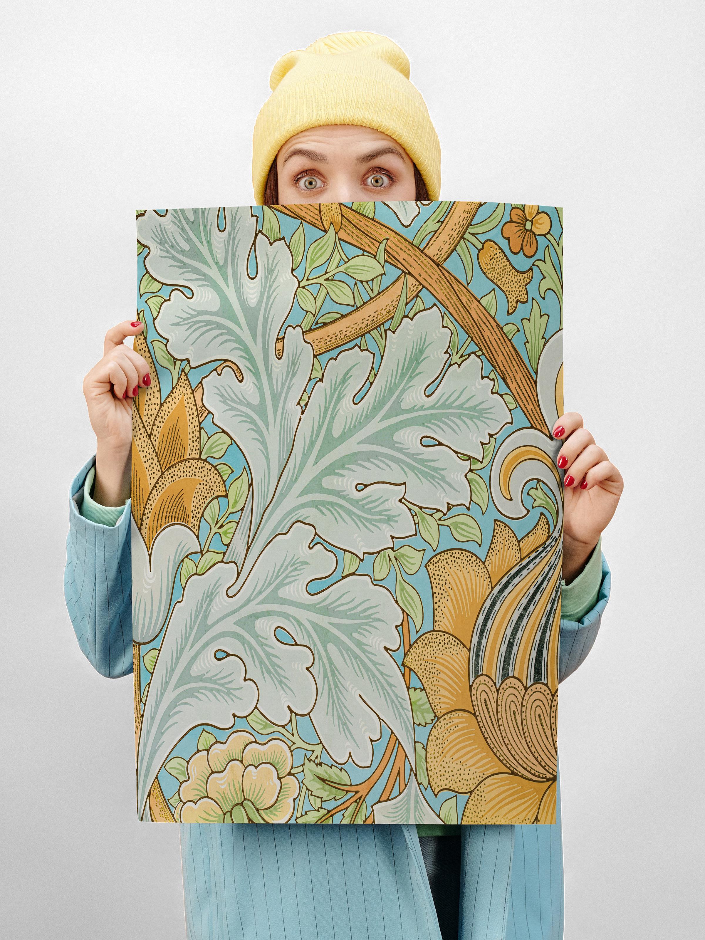 William Morris Poster No:1 Modern Sanat Poster - Sanat Dekor Serisi - Duvar Tablosu, HD Baskı