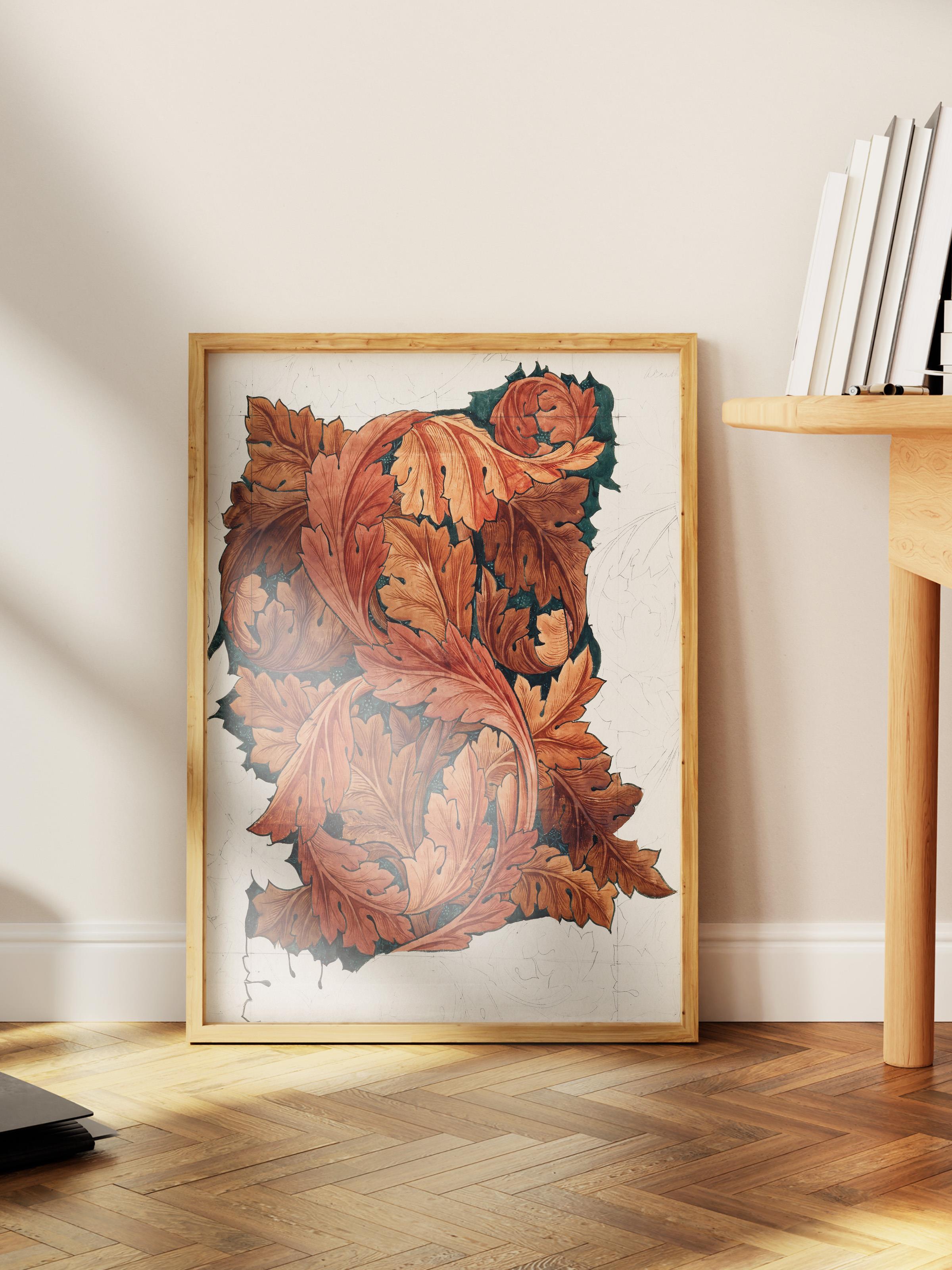 William Morris Poster No:14 Modern Sanat Poster - Sanat Dekor Serisi - Duvar Tablosu, HD Baskı