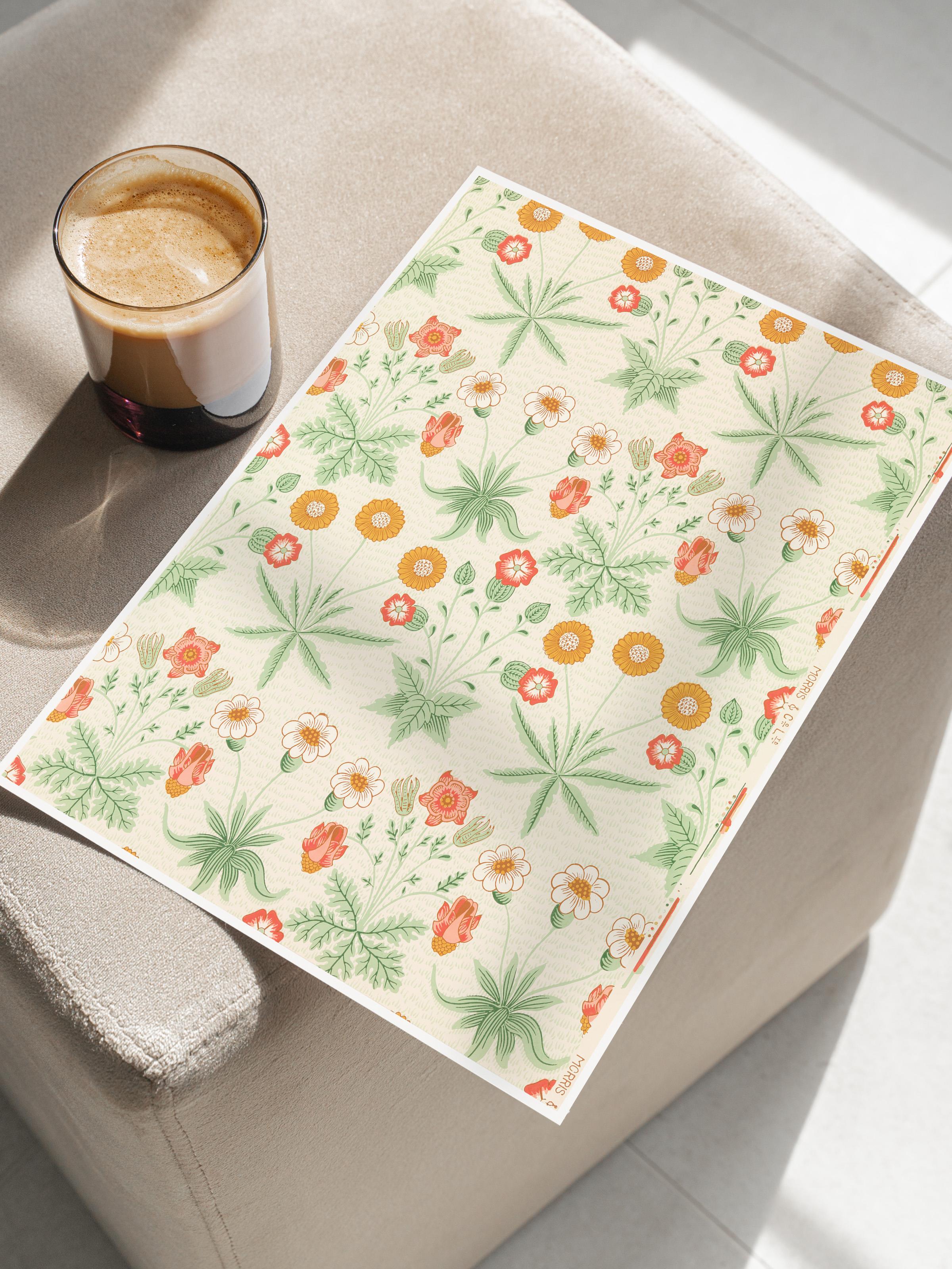 William Morris Poster No:21 Modern Sanat Poster - Sanat Dekor Serisi - Duvar Tablosu, HD Baskı