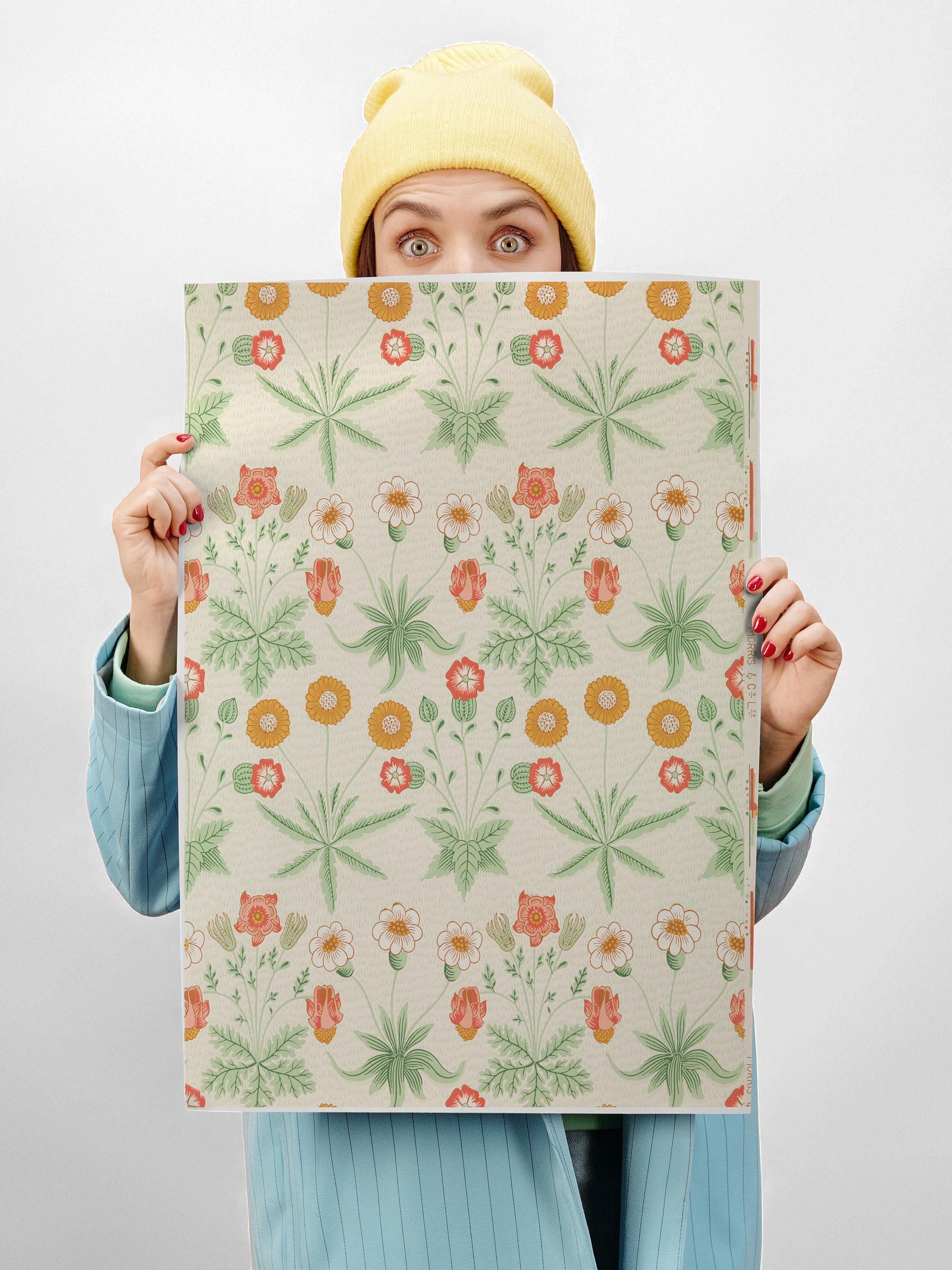 William Morris Poster No:21 Modern Sanat Poster - Sanat Dekor Serisi - Duvar Tablosu, HD Baskı