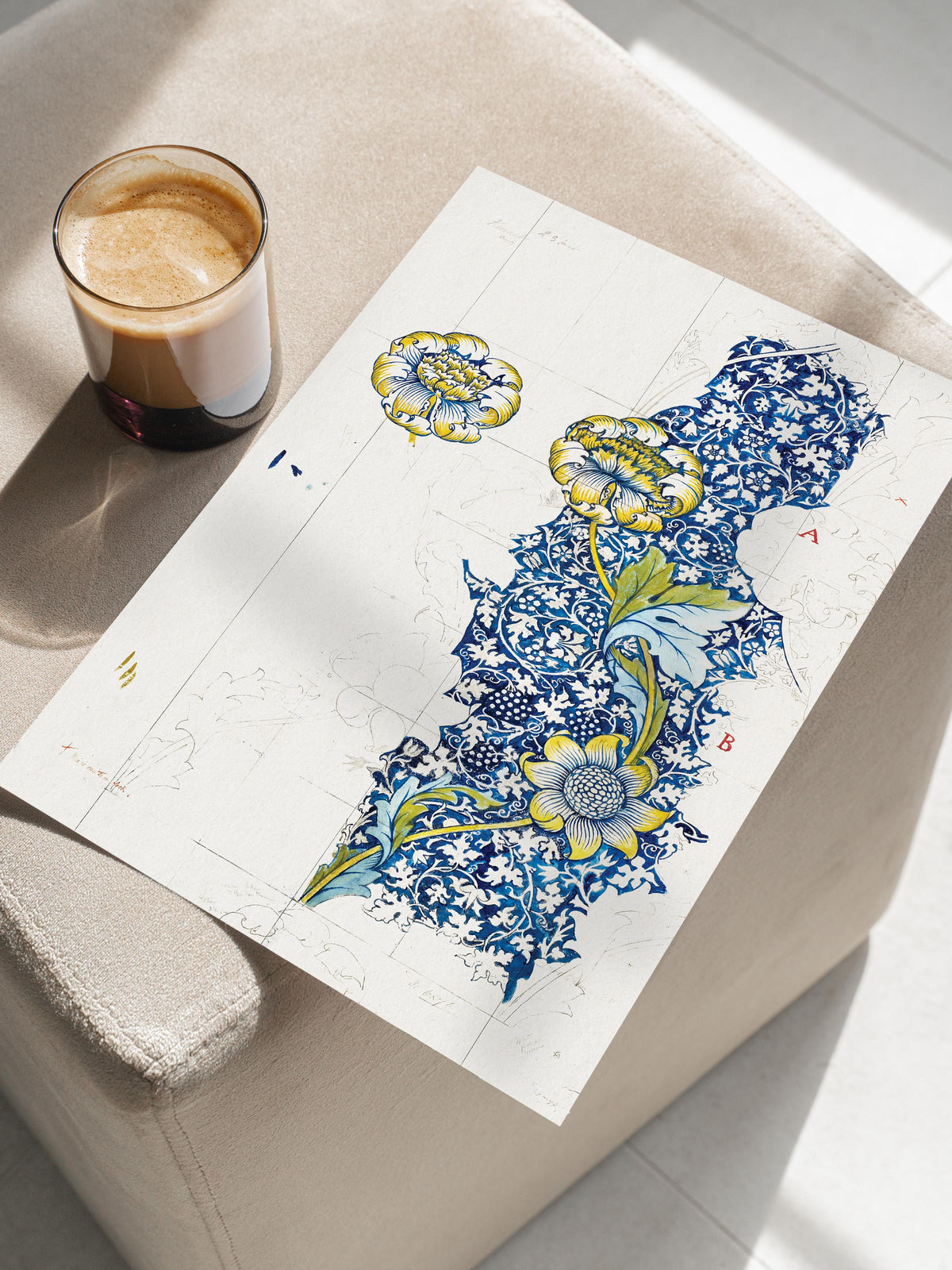 William Morris Poster No:26 Modern Sanat Poster - Sanat Dekor Serisi - Duvar Tablosu, HD Baskı