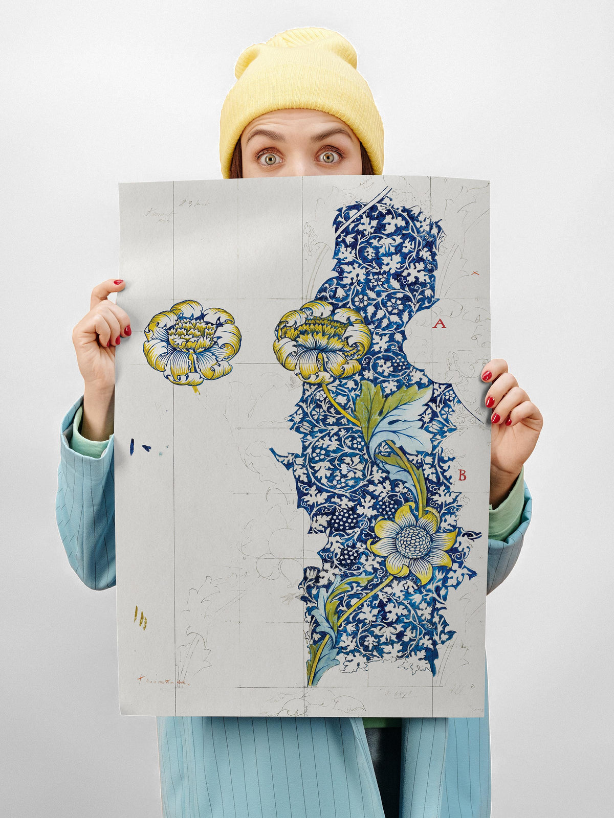 William Morris Poster No:26 Modern Sanat Poster - Sanat Dekor Serisi - Duvar Tablosu, HD Baskı