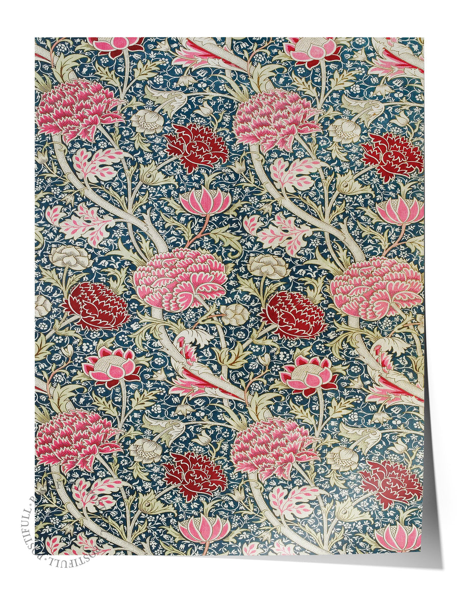 William Morris Poster No:27 Modern Sanat Poster - Sanat Dekor Serisi - Duvar Tablosu, HD Baskı