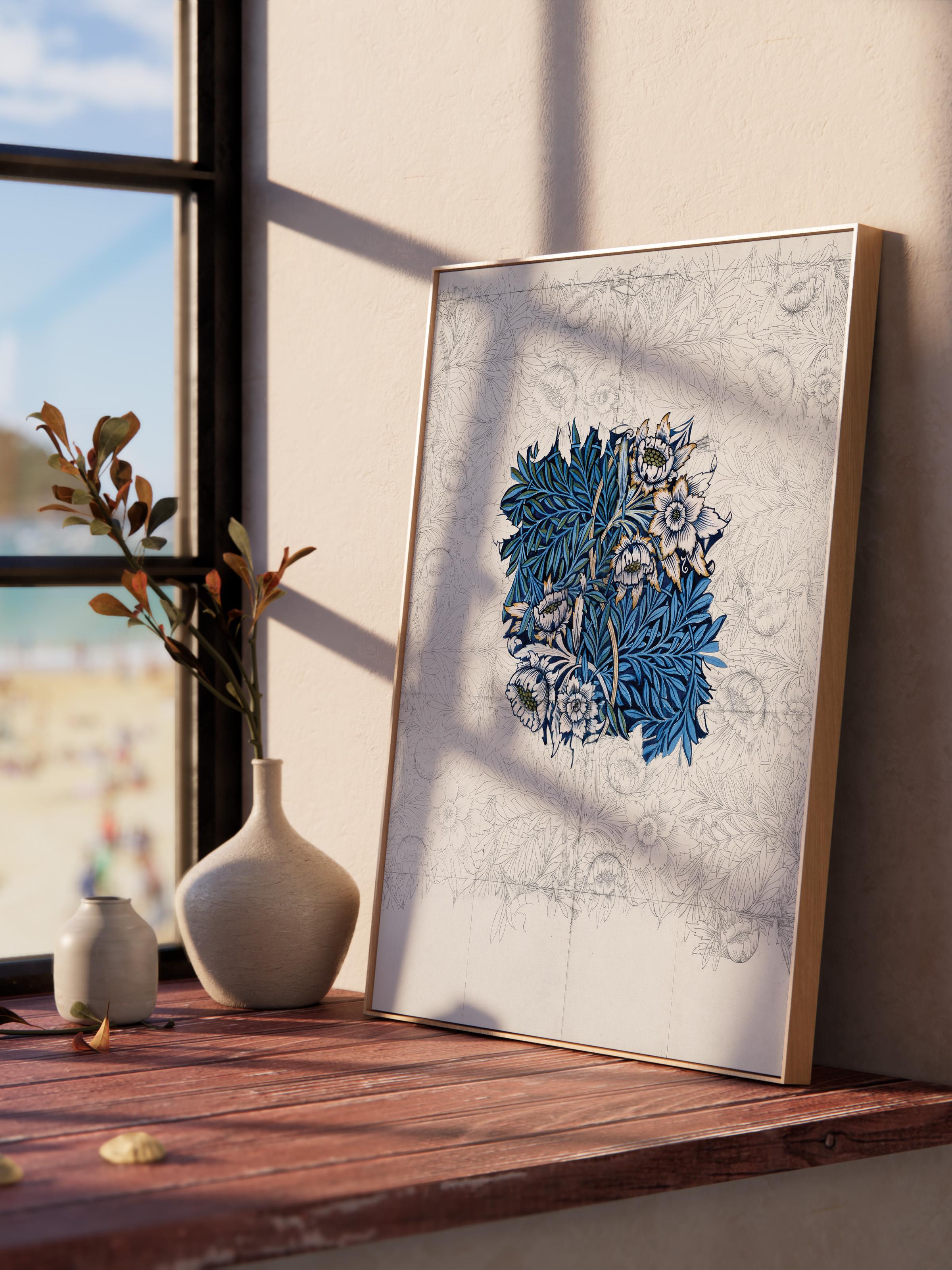 William Morris Poster No:29 Modern Sanat Poster - Sanat Dekor Serisi - Duvar Tablosu, HD Baskı