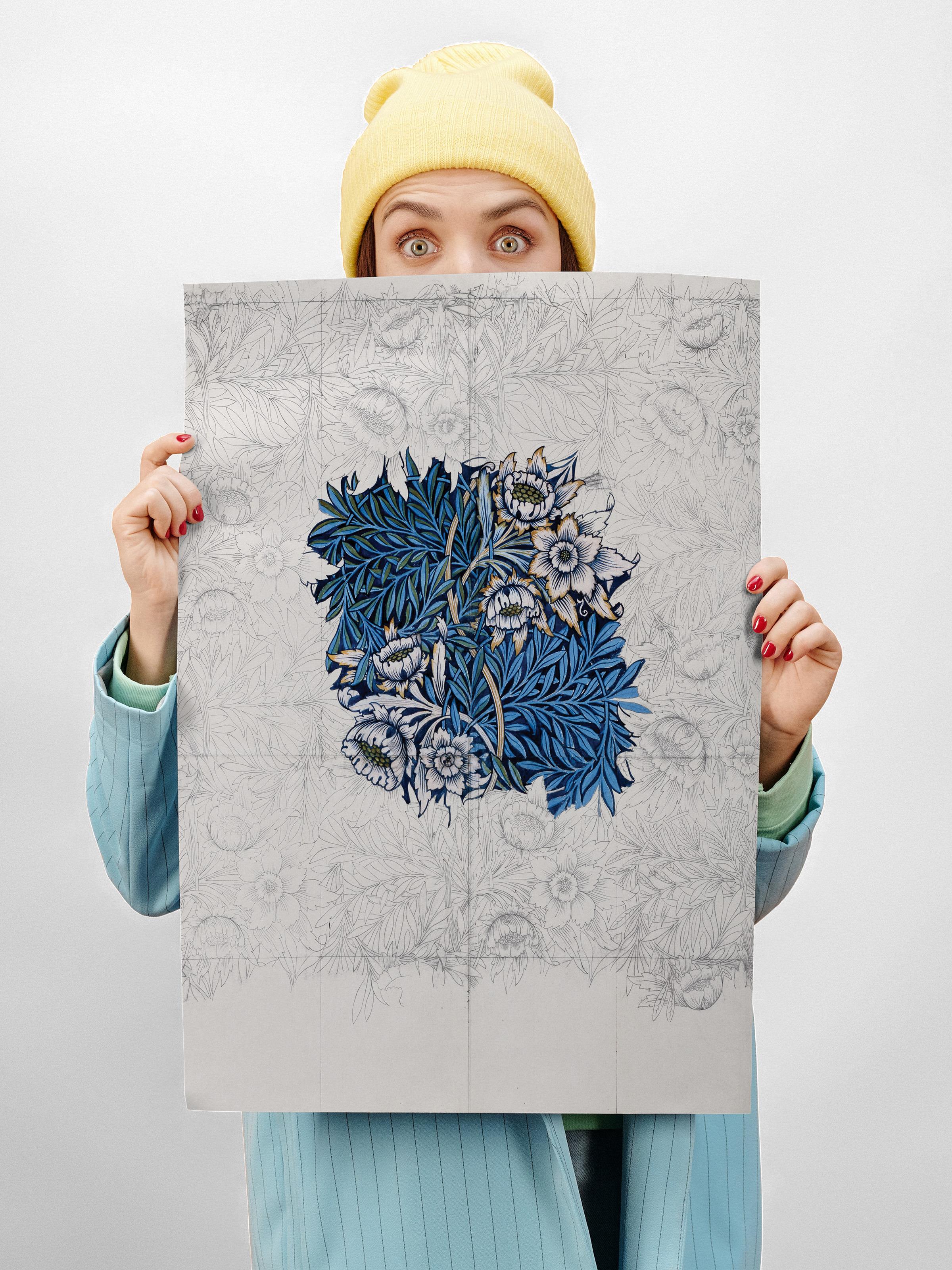 William Morris Poster No:29 Modern Sanat Poster - Sanat Dekor Serisi - Duvar Tablosu, HD Baskı