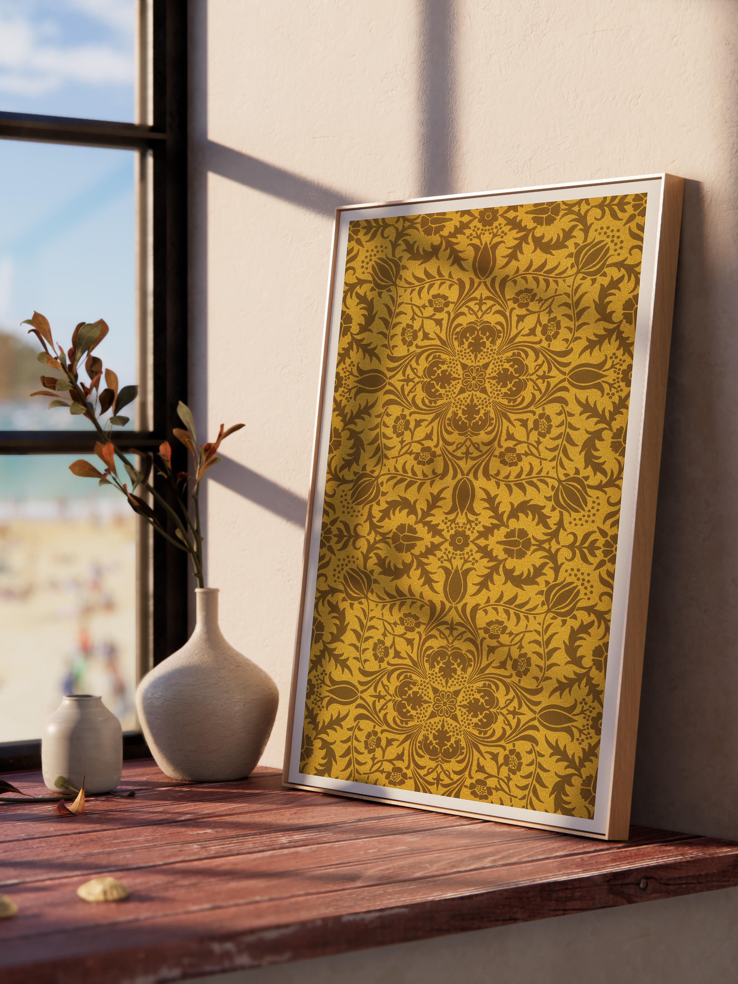 William Morris Poster No:33 Modern Sanat Poster - Sanat Dekor Serisi - Duvar Tablosu, HD Baskı