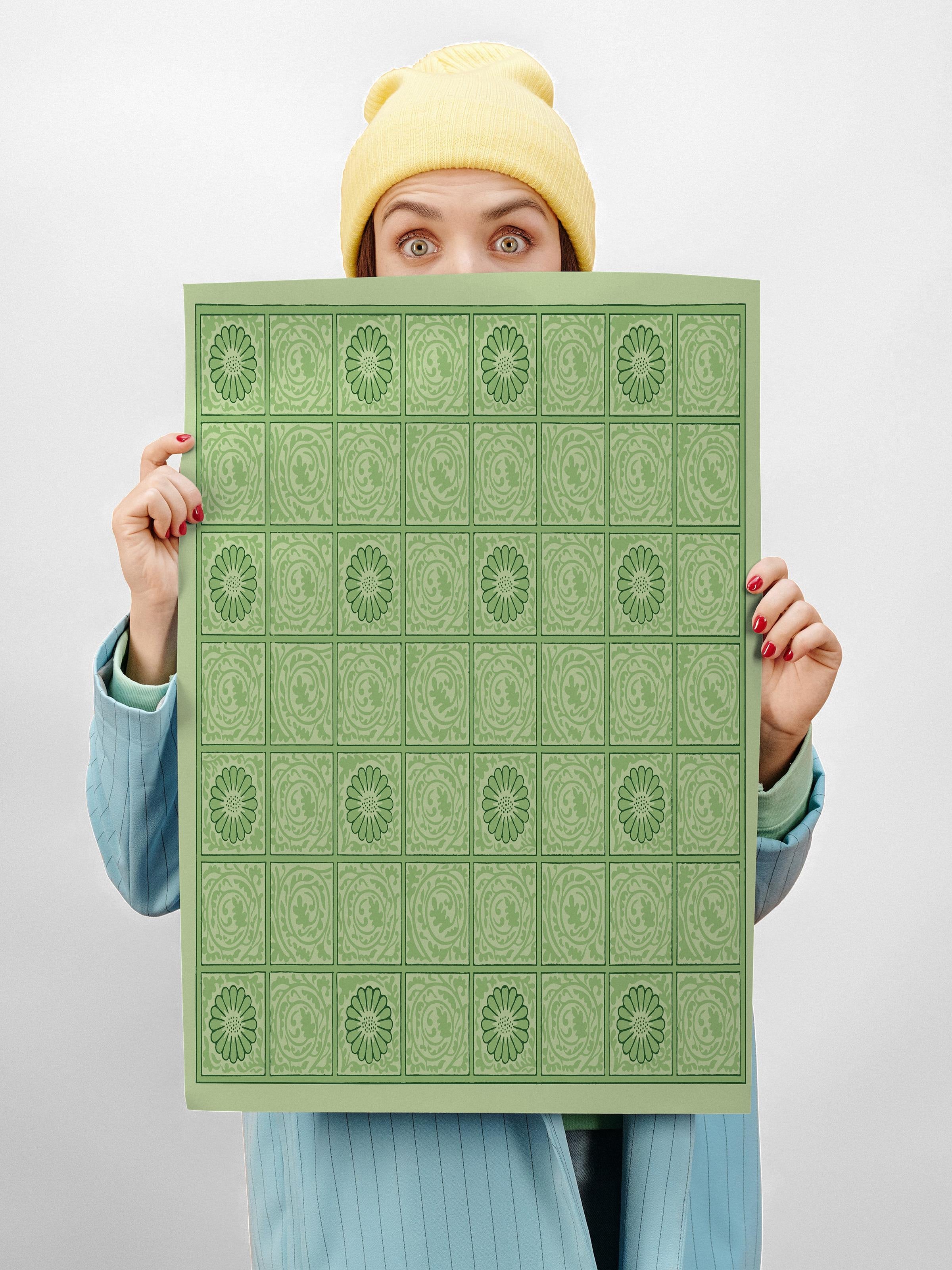 William Morris Poster No:35 Modern Sanat Poster - Sanat Dekor Serisi - Duvar Tablosu, HD Baskı