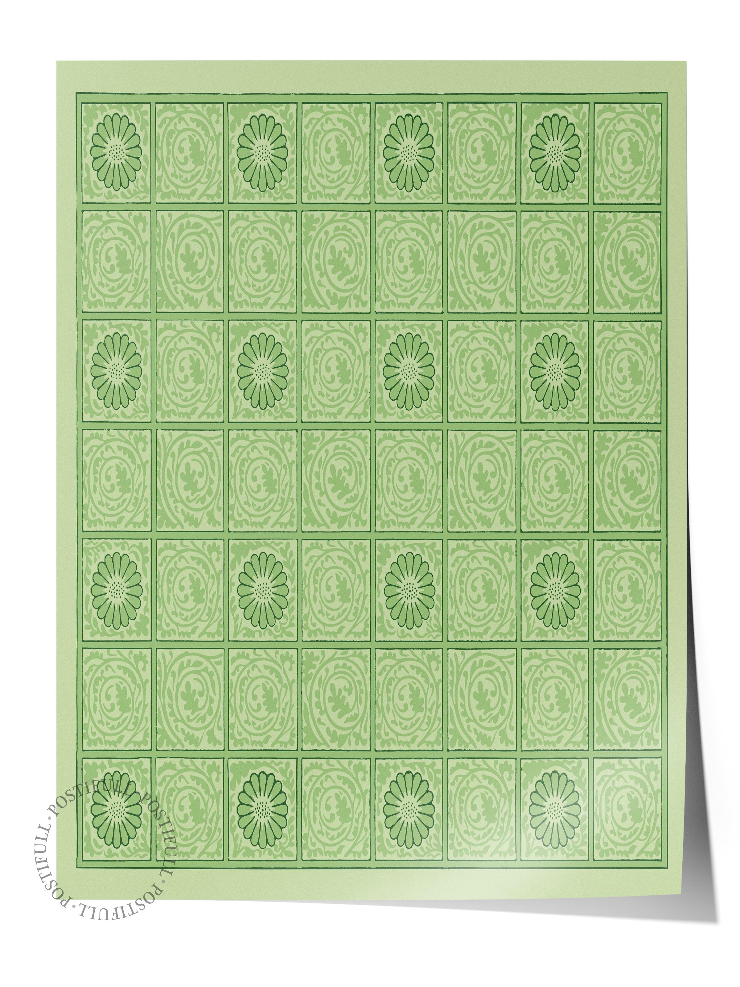 William Morris Poster No:35 Modern Sanat Poster - Sanat Dekor Serisi - Duvar Tablosu, HD Baskı