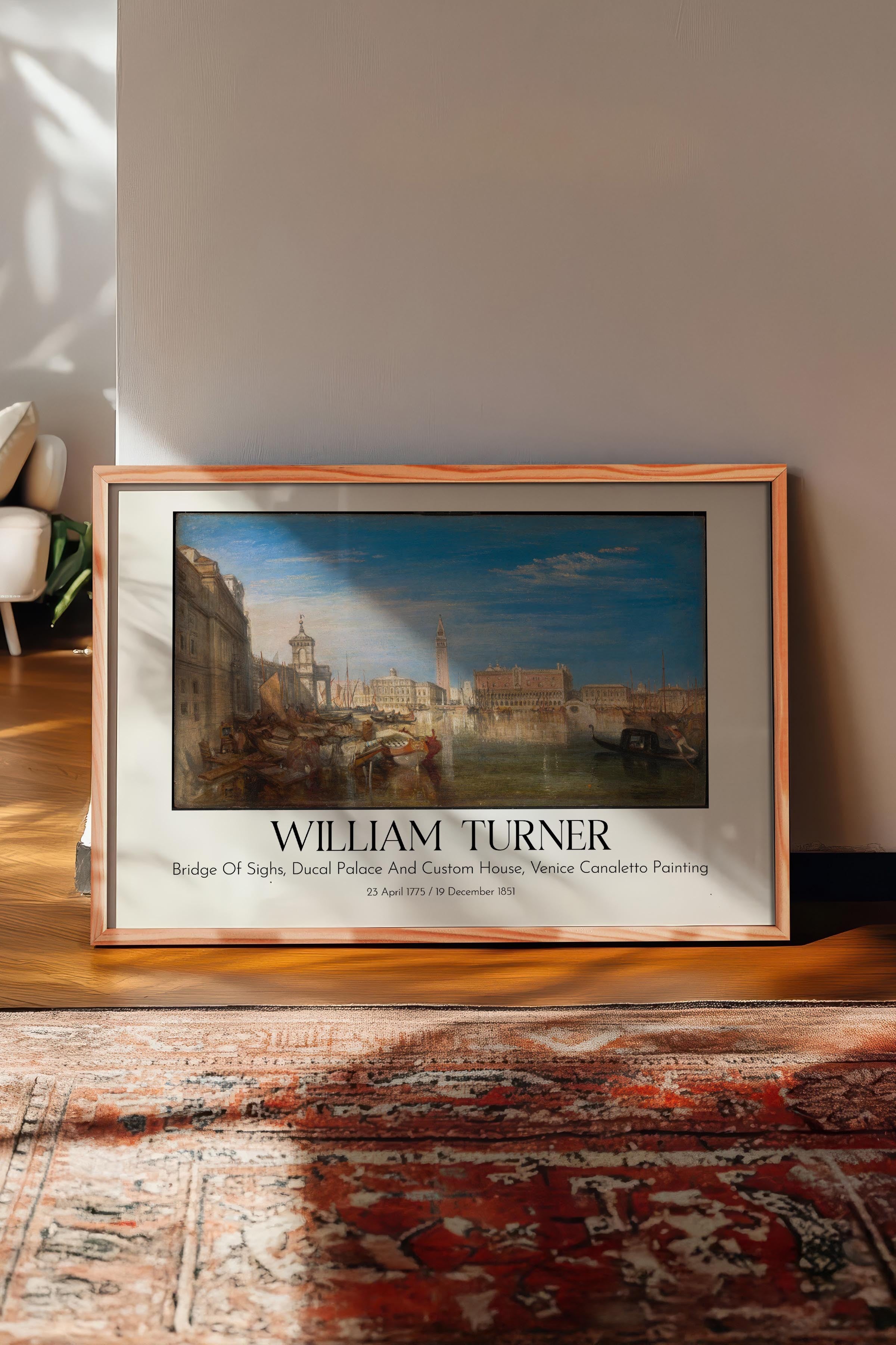 William Turner, Ahşap Çerçeveli Tablo, Sanat Serisi NO:112469
