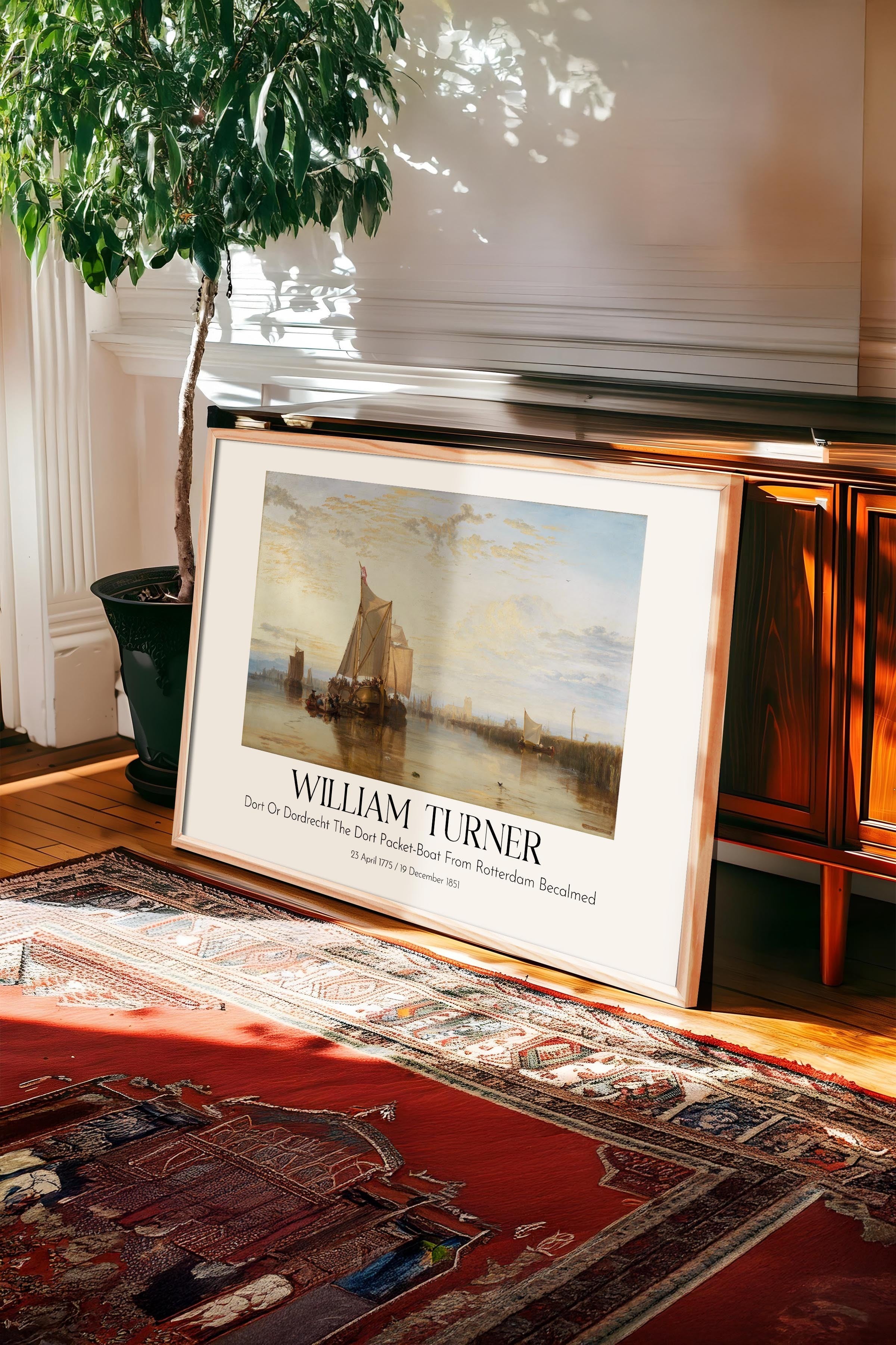 William Turner, Ahşap Çerçeveli Tablo, Sanat Serisi NO:112470