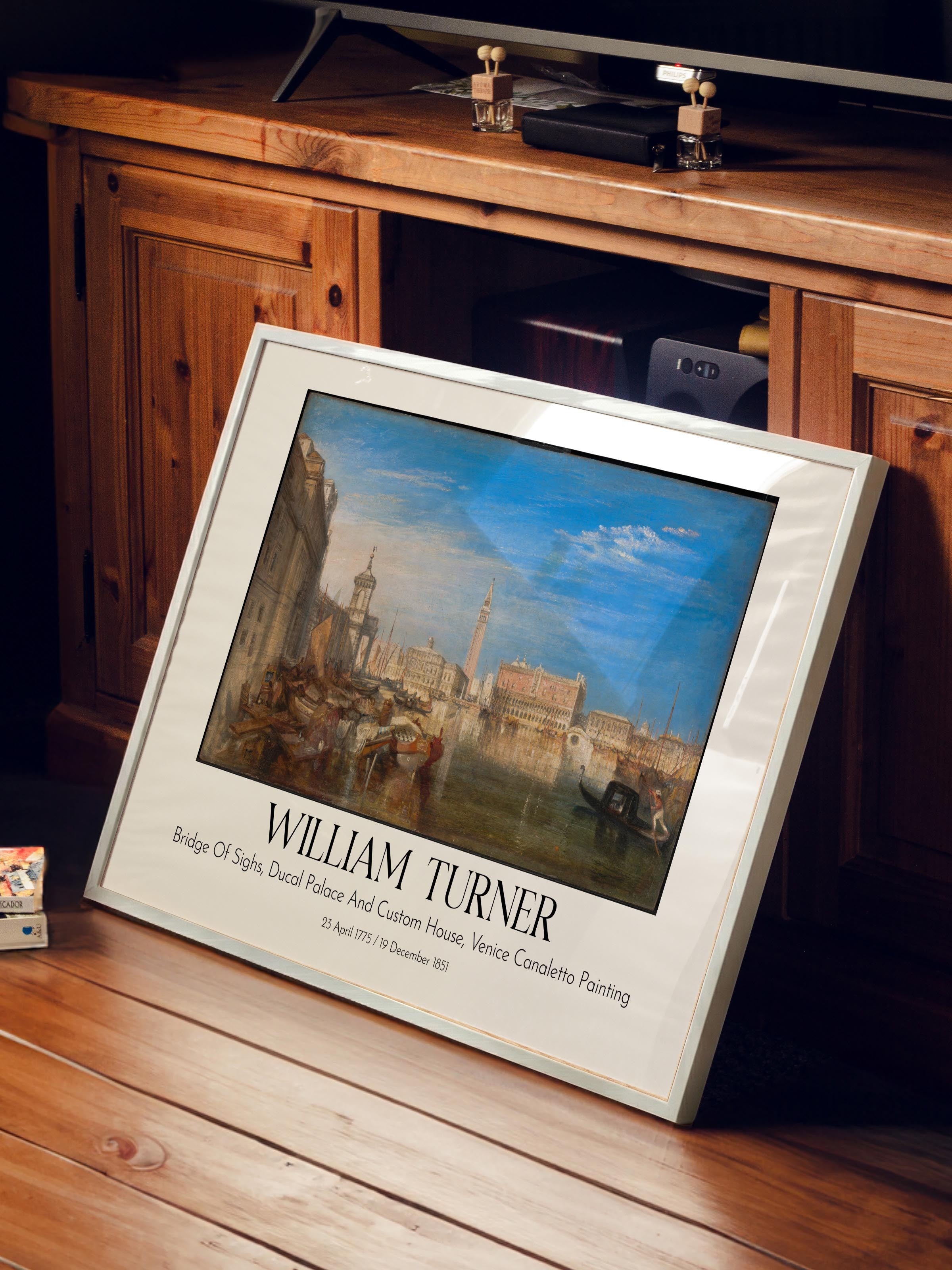 William Turner, Beyaz Çerçeveli Tablo, Sanat Serisi NO:112469