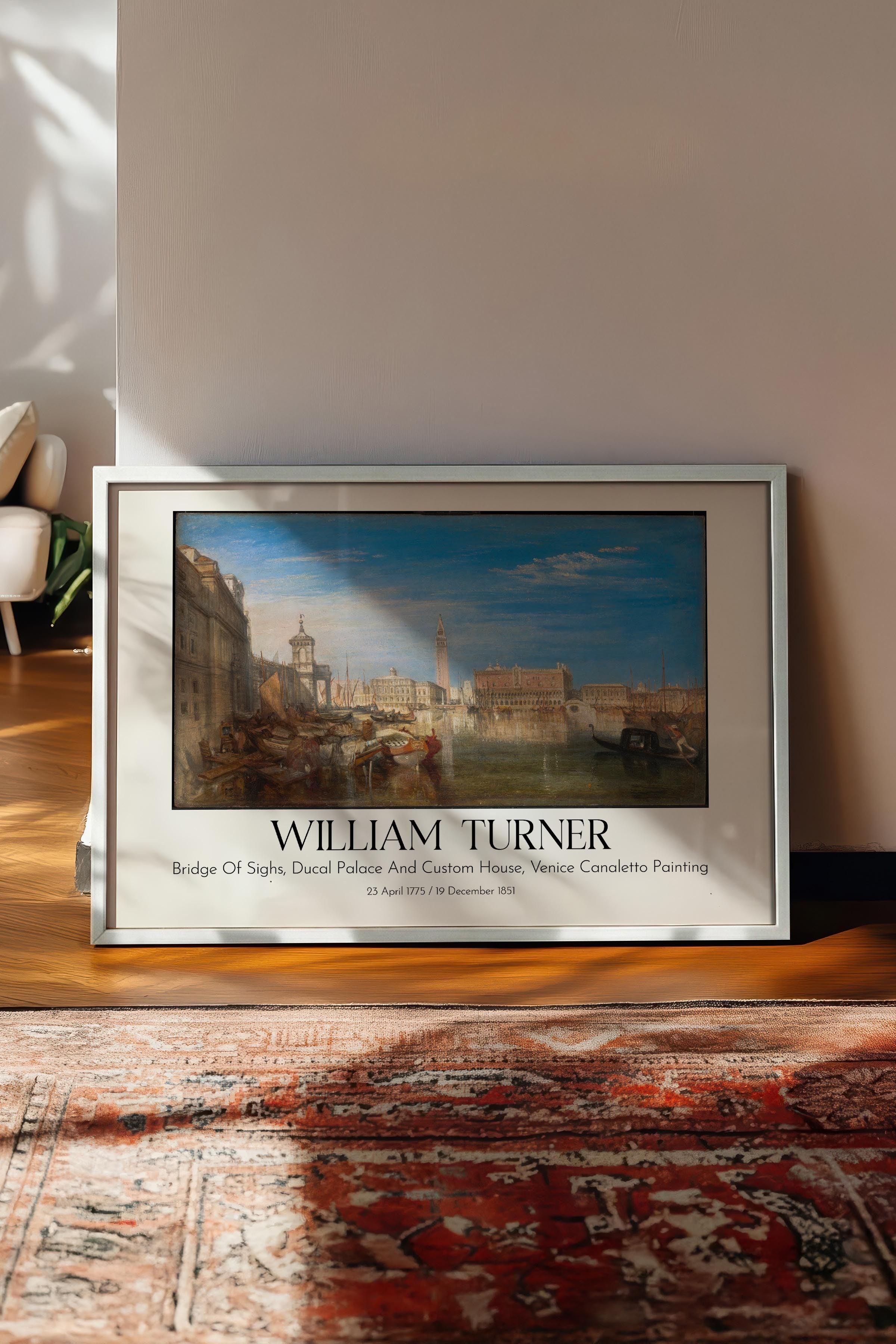 William Turner, Beyaz Çerçeveli Tablo, Sanat Serisi NO:112469