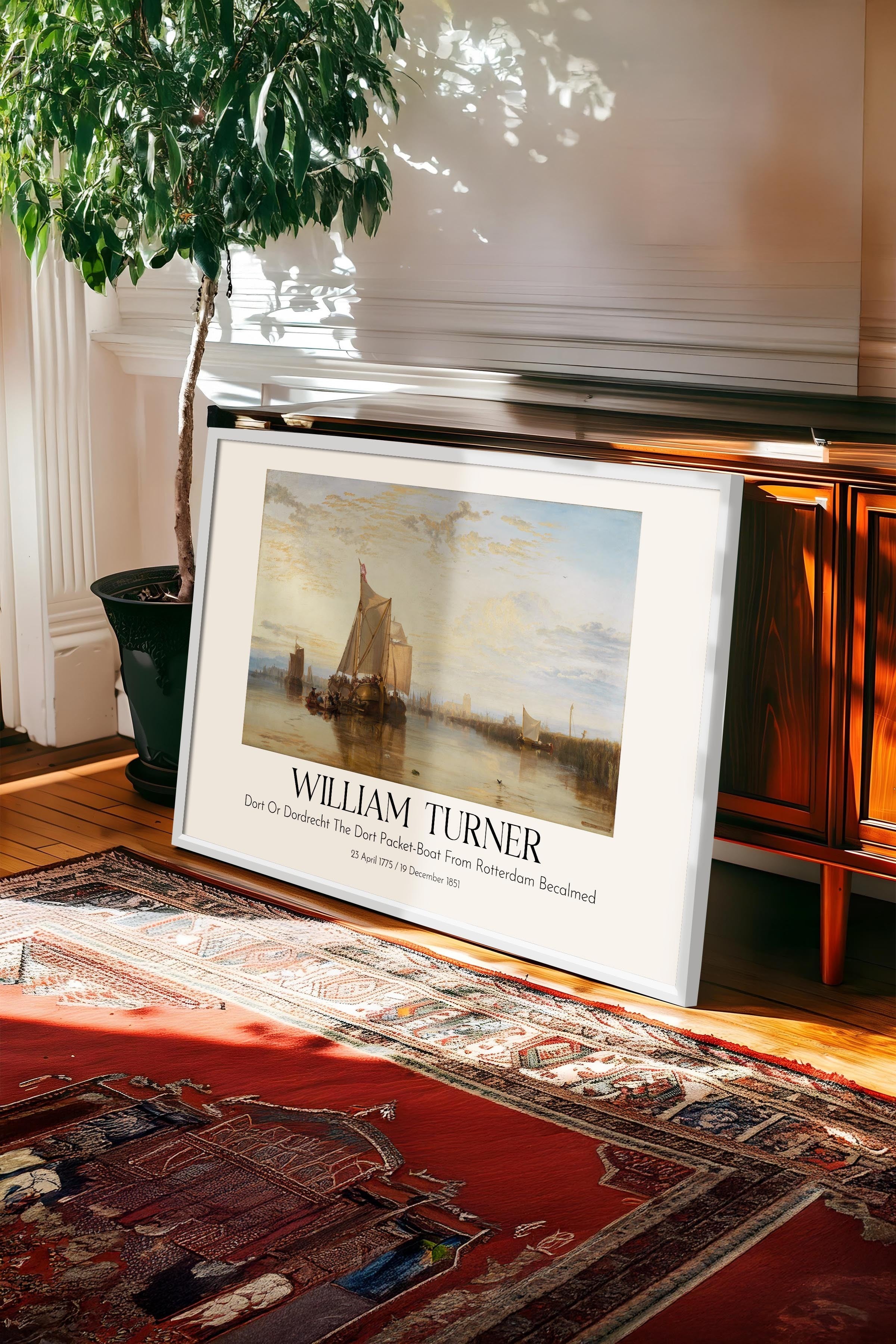 William Turner, Beyaz Çerçeveli Tablo, Sanat Serisi NO:112470