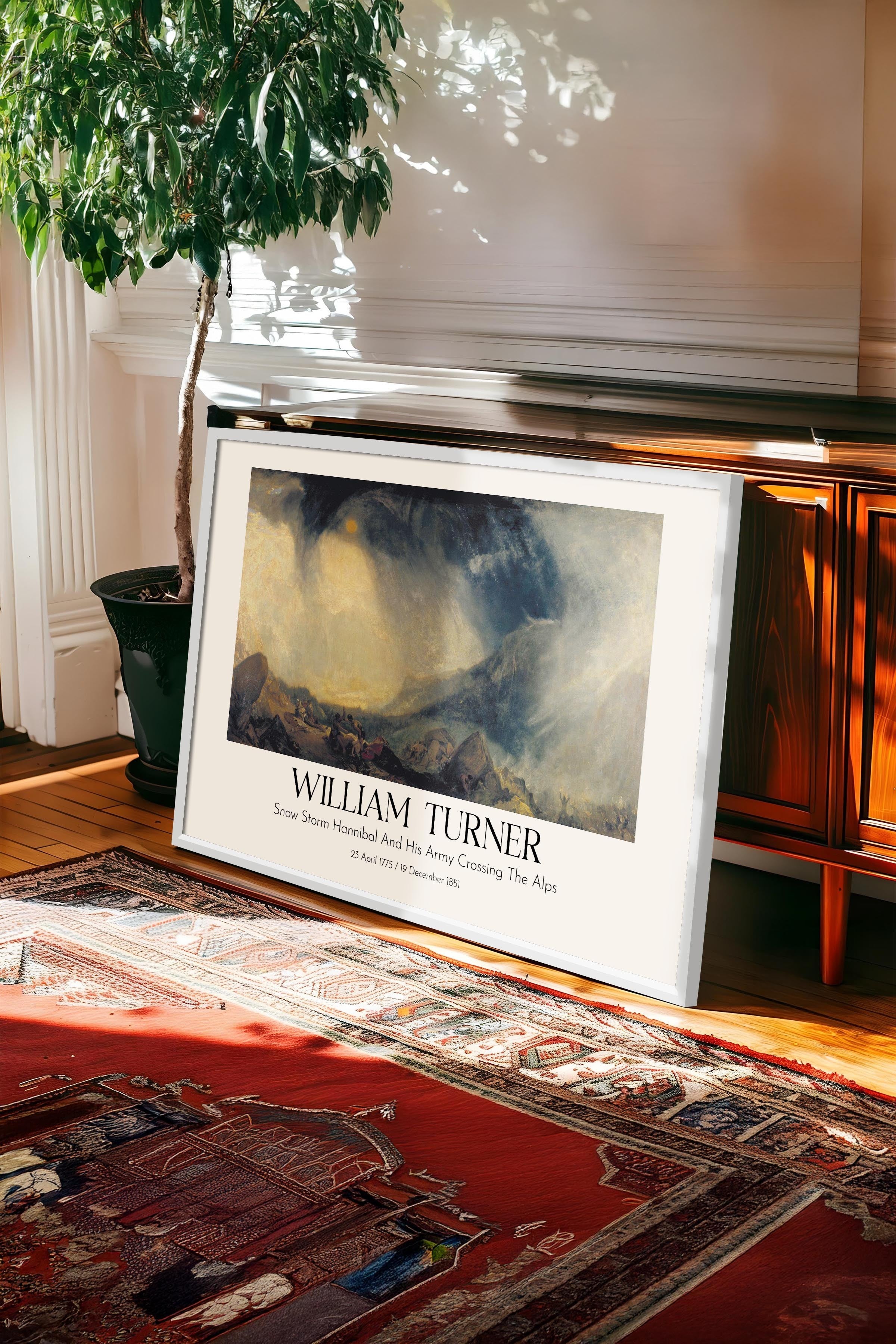 William Turner, Beyaz Çerçeveli Tablo, Sanat Serisi NO:112472