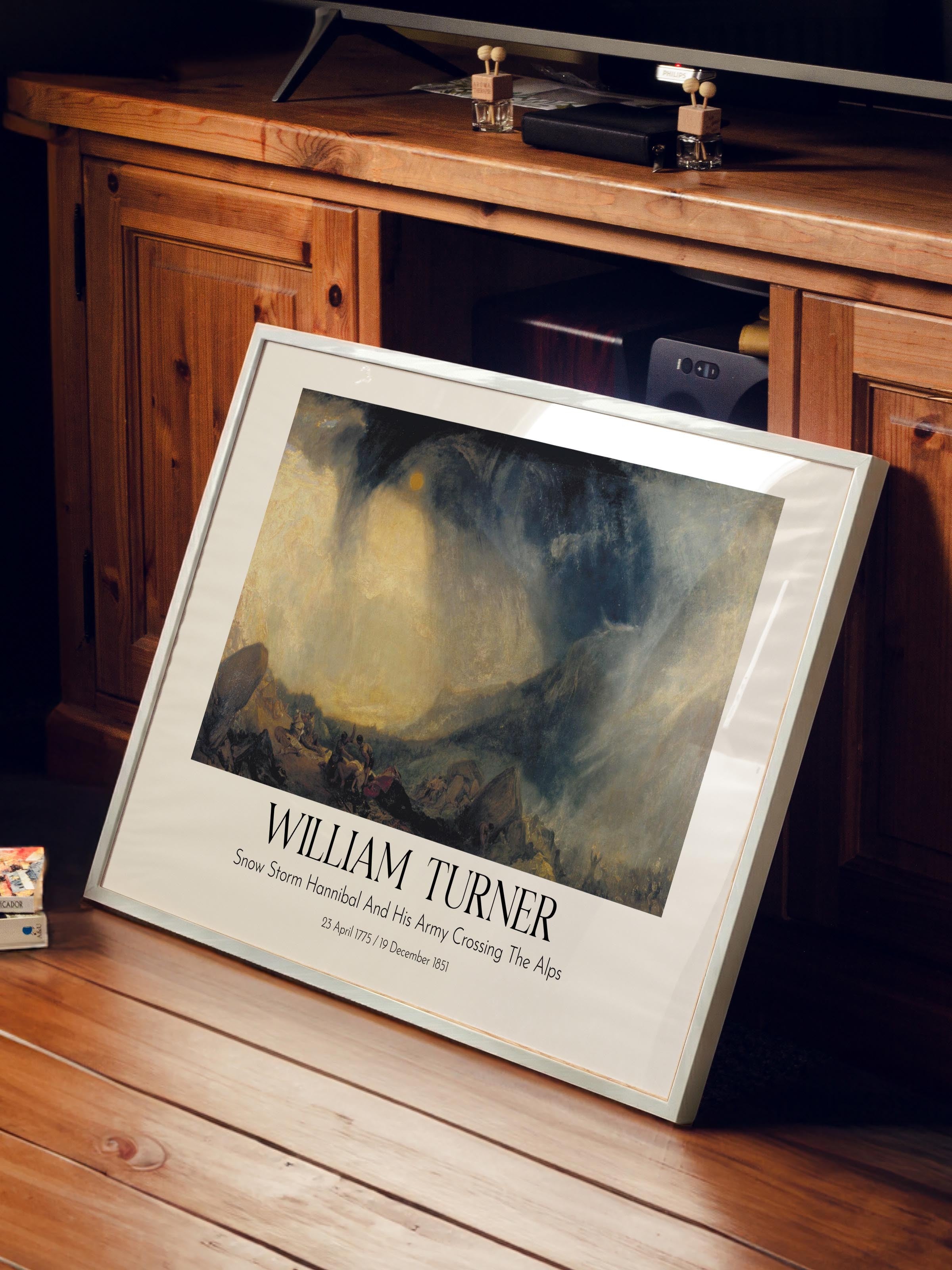 William Turner, Beyaz Çerçeveli Tablo, Sanat Serisi NO:112472