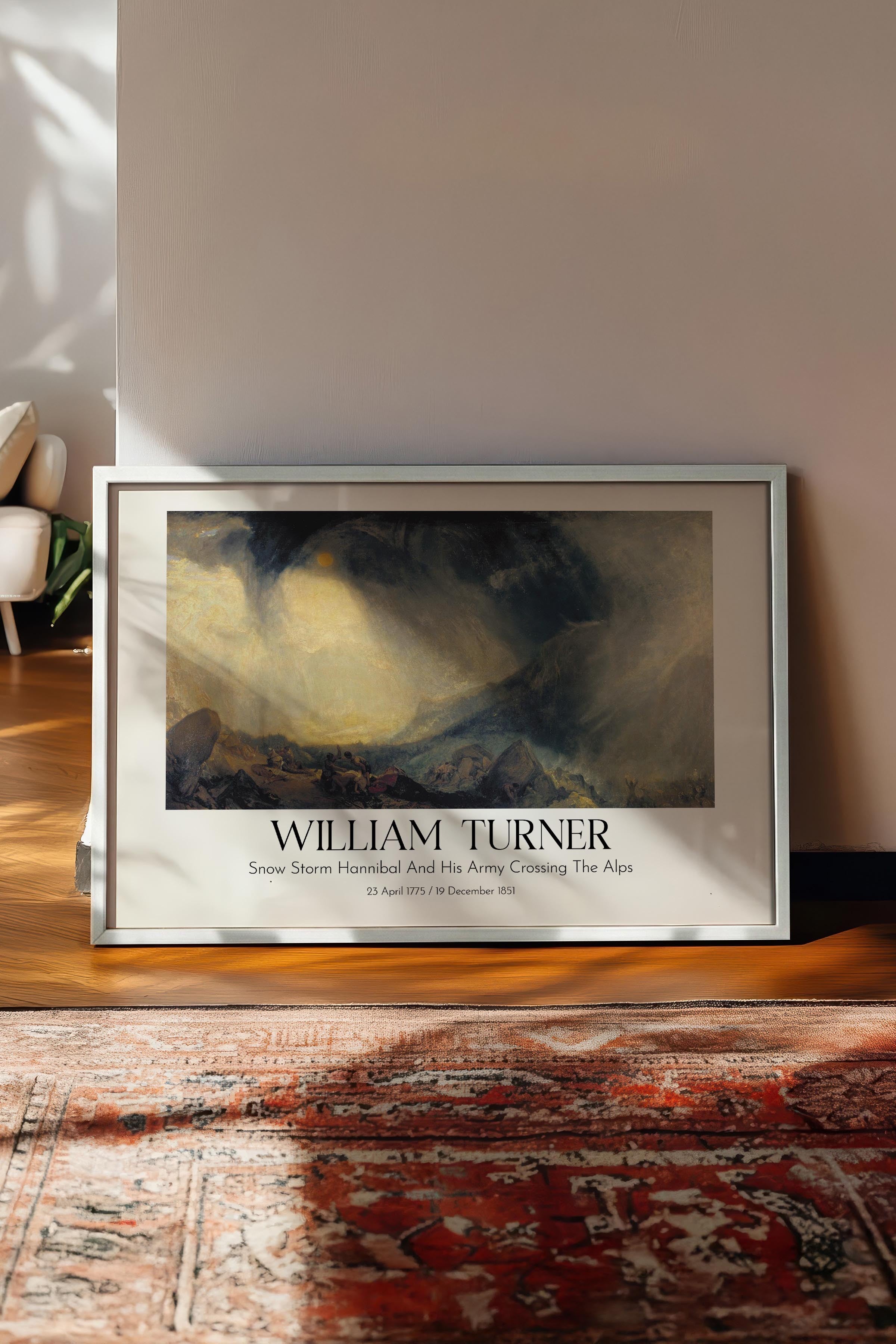 William Turner, Beyaz Çerçeveli Tablo, Sanat Serisi NO:112472