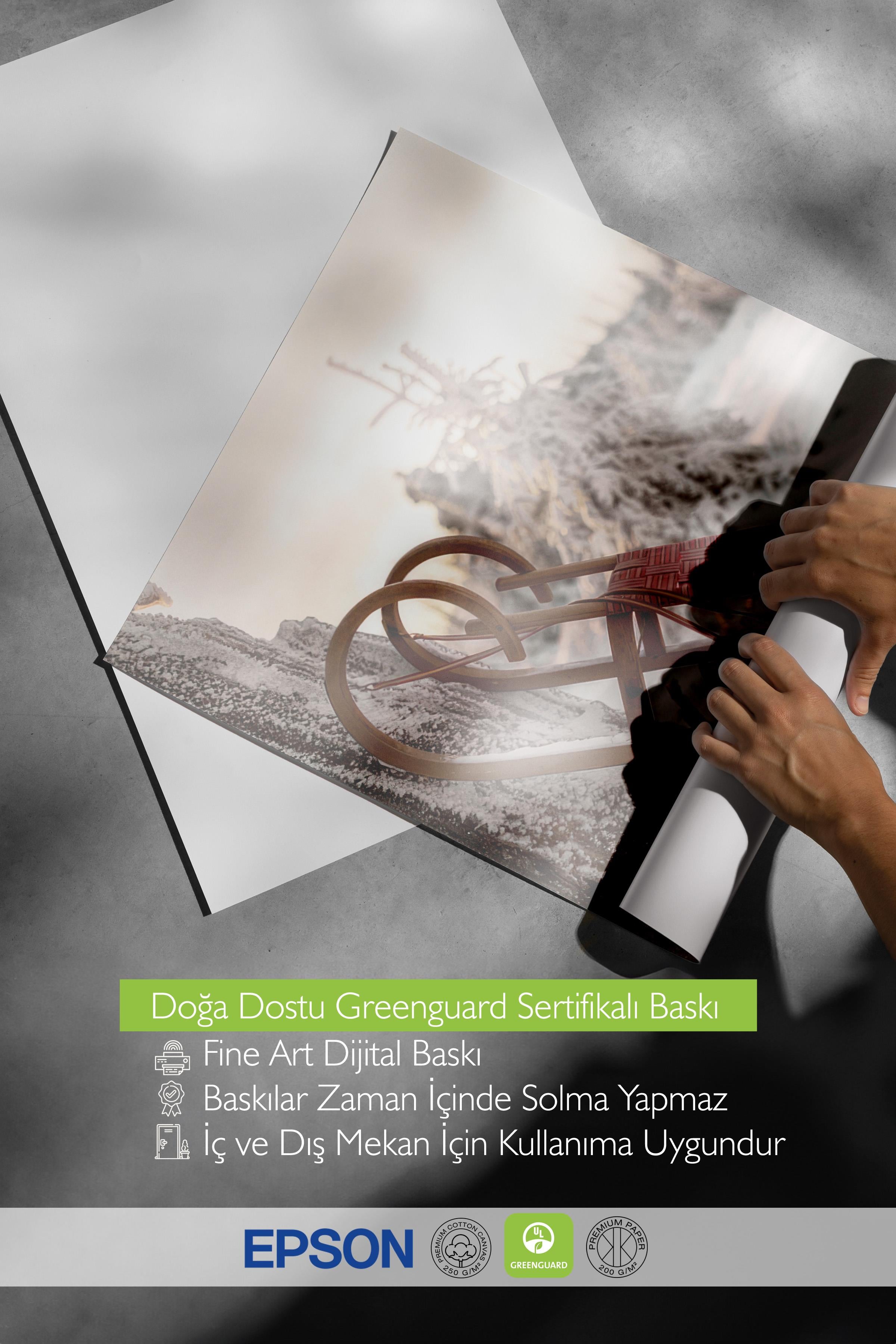 Winter Sleigh  Poster, Çerçevesiz Duvar Posteri, Yılbaşı Duvar Tablosu Comfort Serisi NO:108512