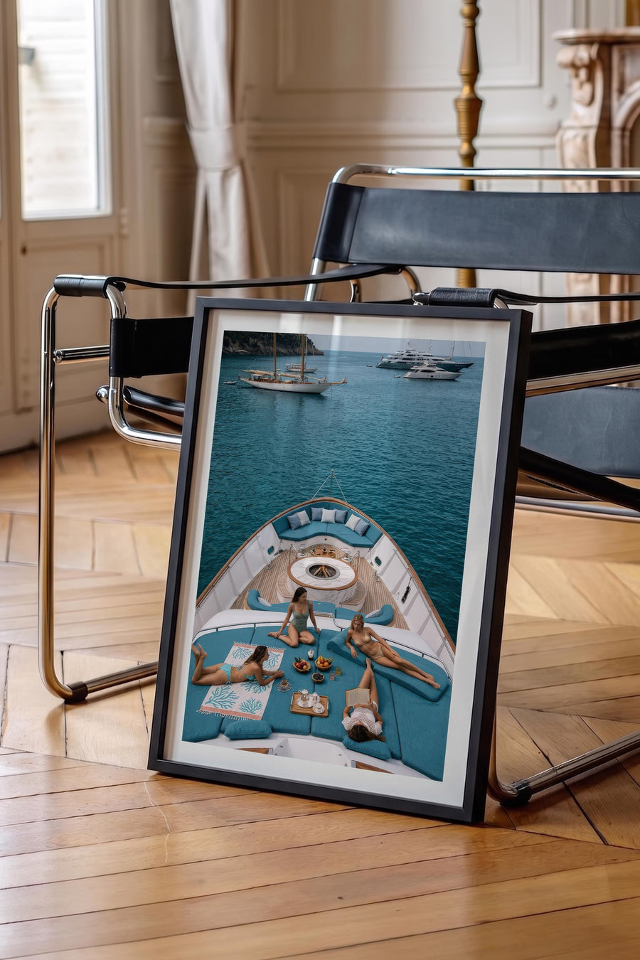 Yat Turu Old Money Tasarımlar Poster – Siyah Çerçeveli Tablo