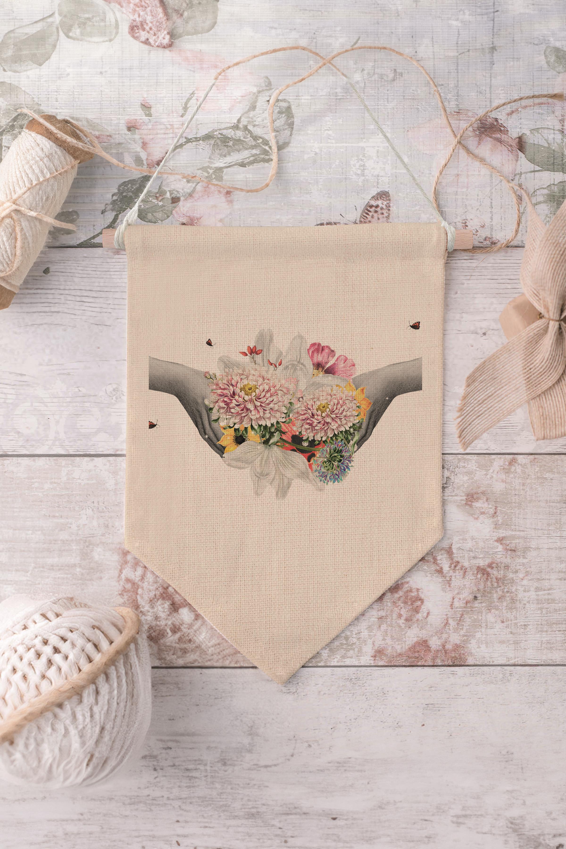 Yatak Odası Duvar Dekoru Pinterest Oda Dekoru, Sanat Serisi, Kanvas Flama Askılı Duvar Örtüsü NO:447