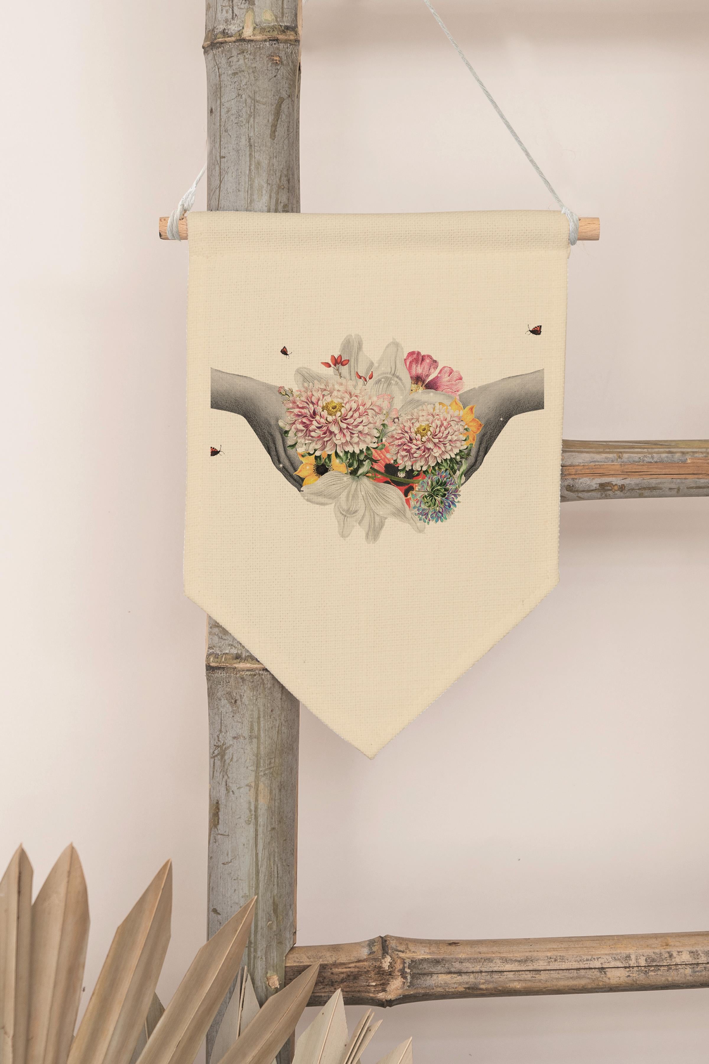 Yatak Odası Duvar Dekoru Pinterest Oda Dekoru, Sanat Serisi, Kanvas Flama Askılı Duvar Örtüsü NO:447