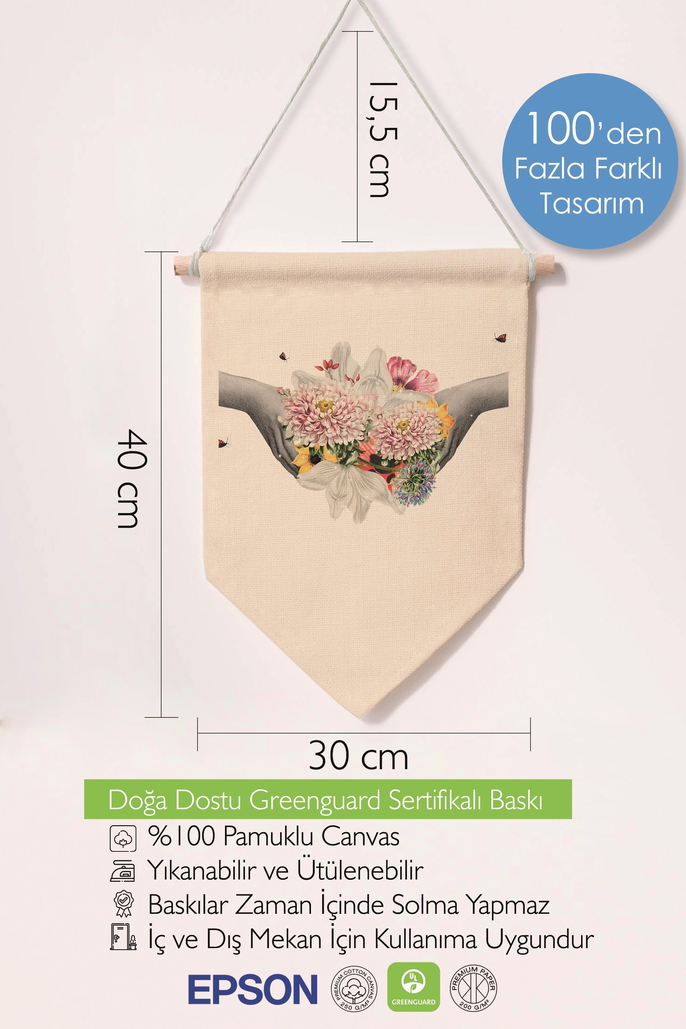 Yatak Odası Duvar Dekoru Pinterest Oda Dekoru, Sanat Serisi, Kanvas Flama Askılı Duvar Örtüsü NO:447