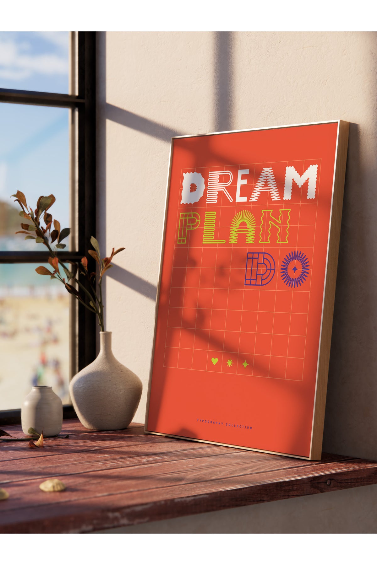 Yazı Sanatı Temalı Duvar Posteri, Estetik Çerçevesiz Poster - Salon, Yatak Odası Duvar Tablosu