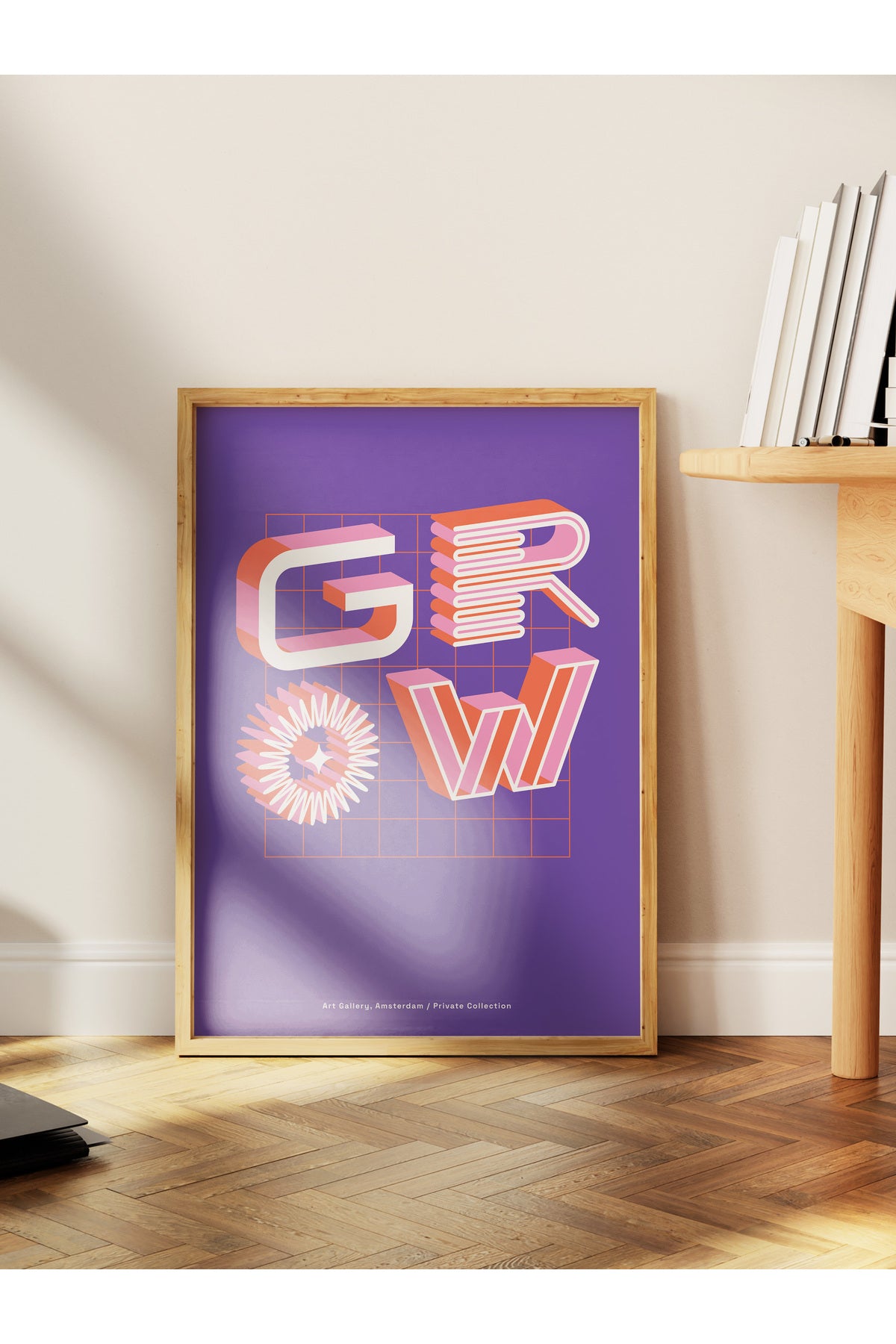 Yazı Sanatı Temalı Duvar Posteri, Estetik Çerçevesiz Poster - Salon, Yatak Odası Duvar Tablosu
