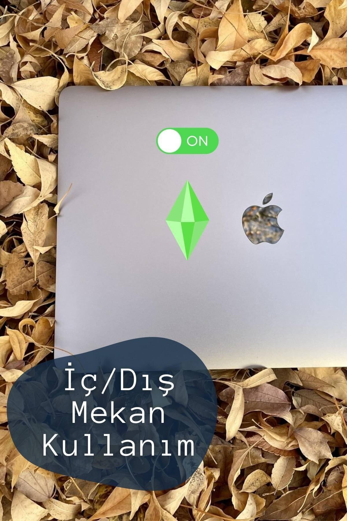 Yeşil Temalı Sticker Seti - 27 Adet Etiket Seti- Telefon, Tablet, Defter Laptop Uyumlu Etiket