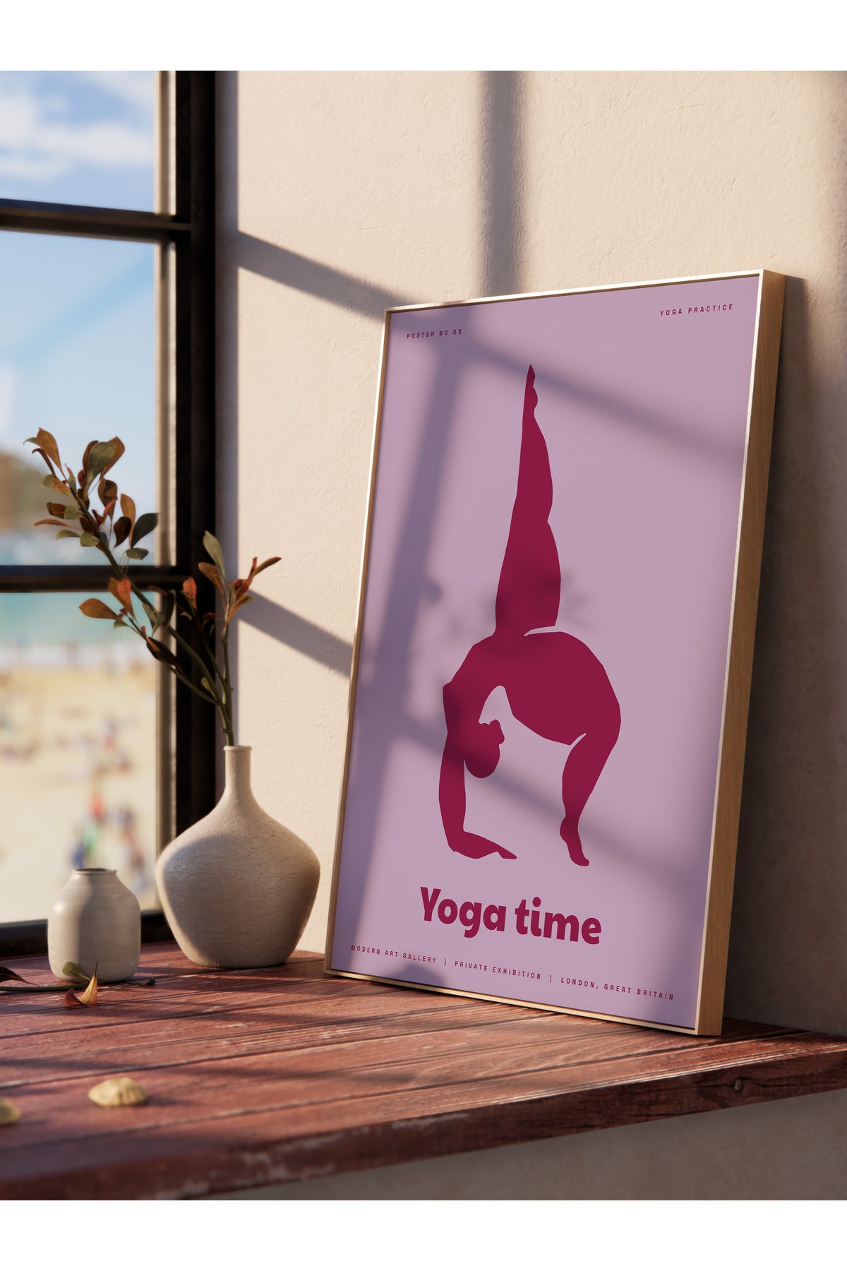 Yoga Ve Meditasyon Temalı Çerçevesiz Poster, Estetik Poster - Salon, Mutfak Ve Yatak Odası Dekoru