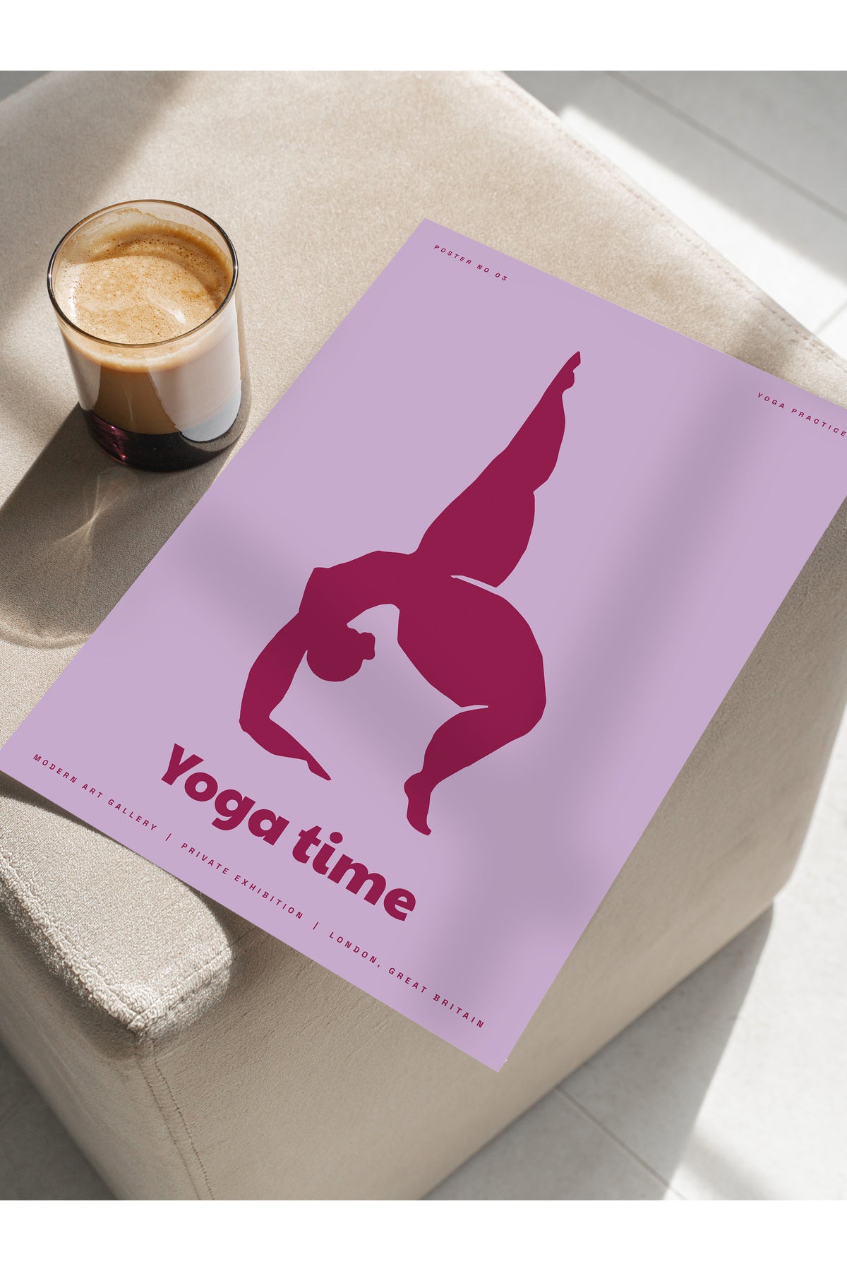 Yoga Ve Meditasyon Temalı Çerçevesiz Poster, Estetik Poster - Salon, Mutfak Ve Yatak Odası Dekoru