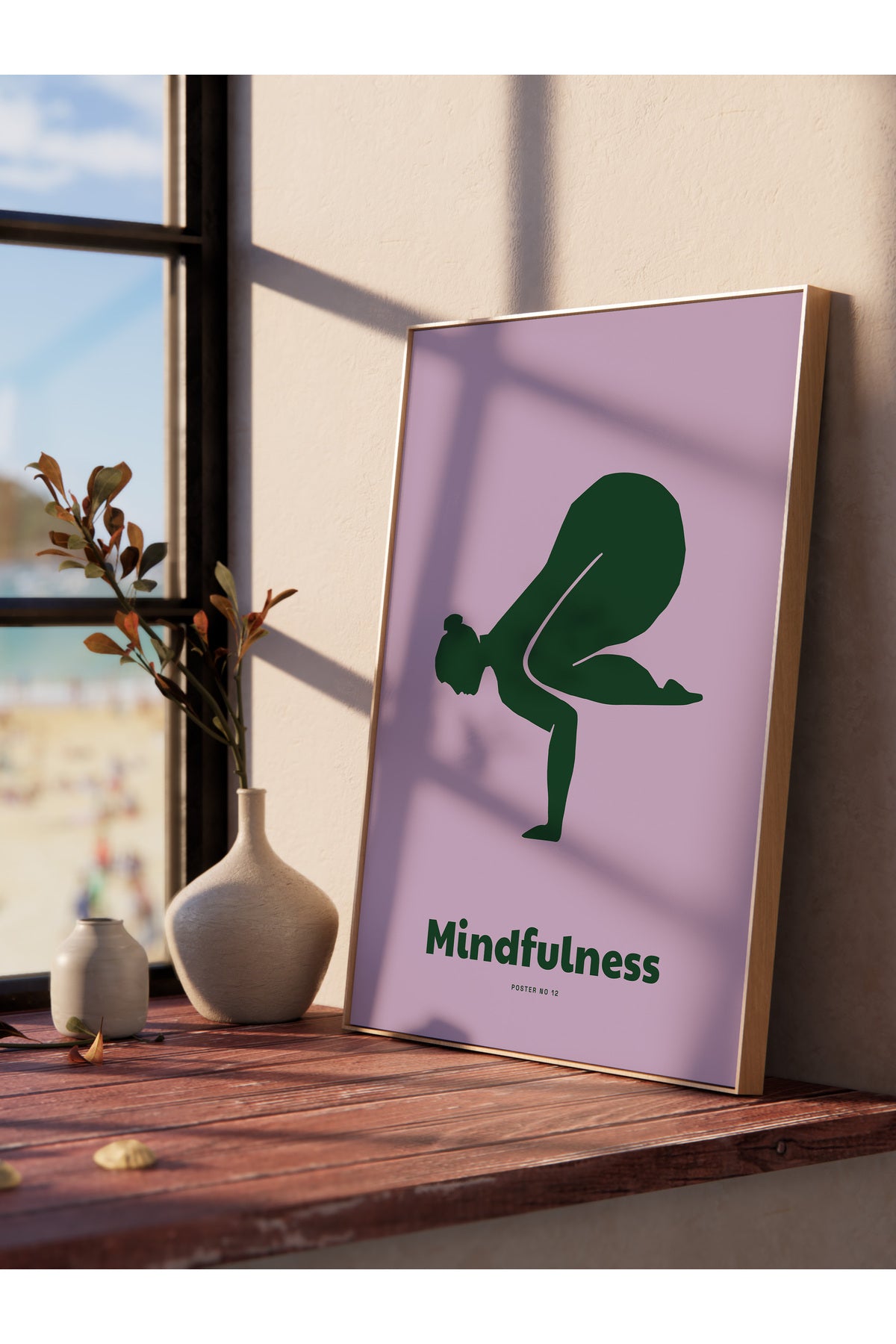 Yoga Ve Meditasyon Temalı Çerçevesiz Poster, Estetik Poster - Salon, Mutfak Ve Yatak Odası Dekoru