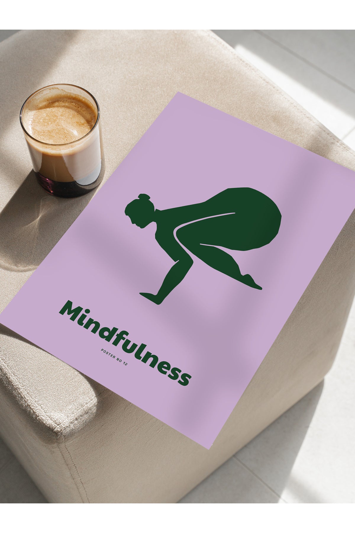 Yoga Ve Meditasyon Temalı Çerçevesiz Poster, Estetik Poster - Salon, Mutfak Ve Yatak Odası Dekoru