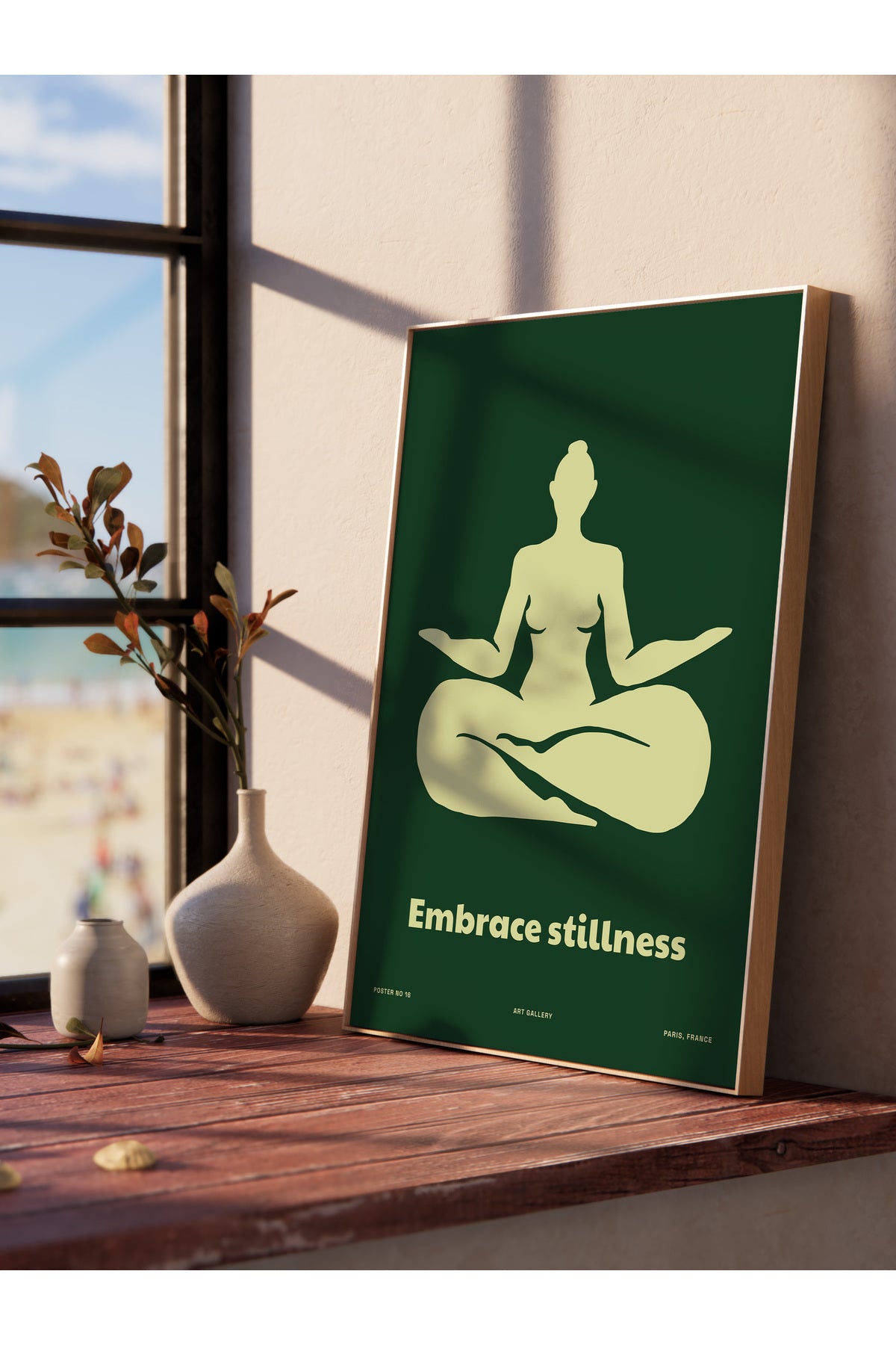 Yoga Ve Meditasyon Temalı Çerçevesiz Poster, Estetik Poster - Salon, Mutfak Ve Yatak Odası Dekoru
