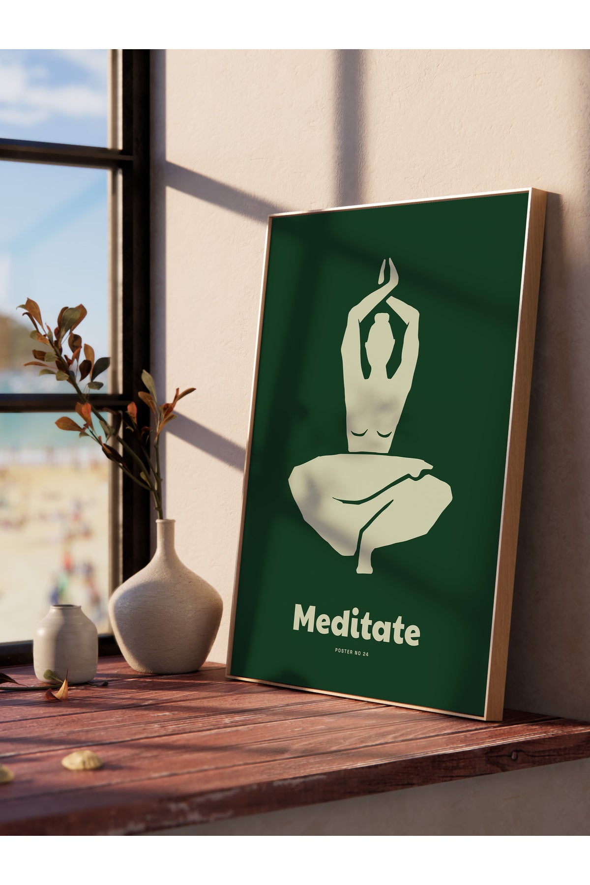 Yoga Ve Meditasyon Temalı Çerçevesiz Poster, Estetik Poster - Salon, Mutfak Ve Yatak Odası Dekoru