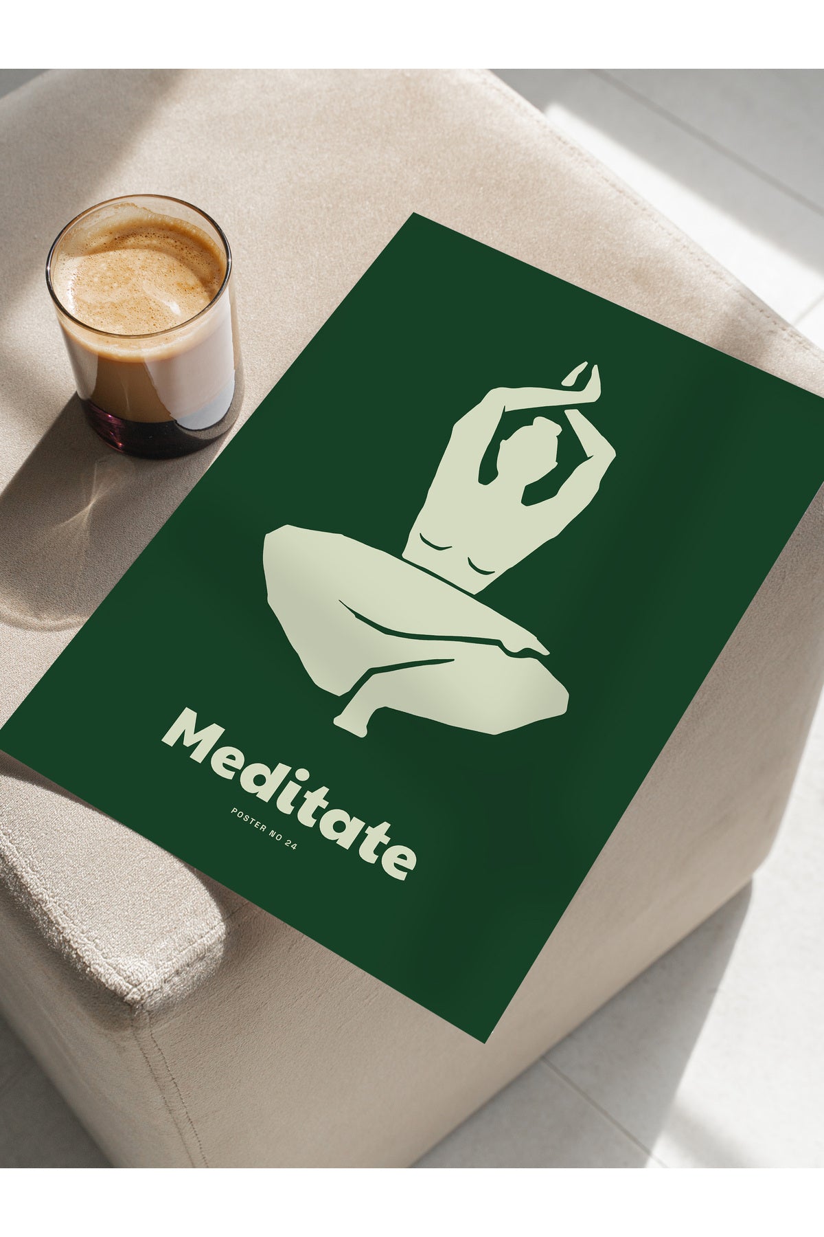 Yoga Ve Meditasyon Temalı Çerçevesiz Poster, Estetik Poster - Salon, Mutfak Ve Yatak Odası Dekoru