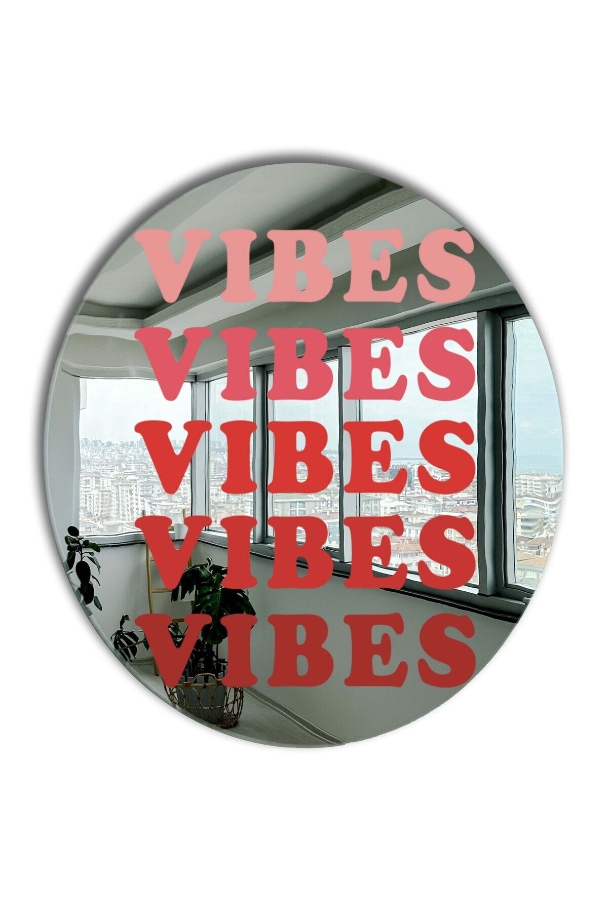 Yuvarlak Ayna, Pinterest Ayna, Renkli Duvar Dekoru, Pinterest Oda Dekoru, Kırılmaz Dekorafif Ayna