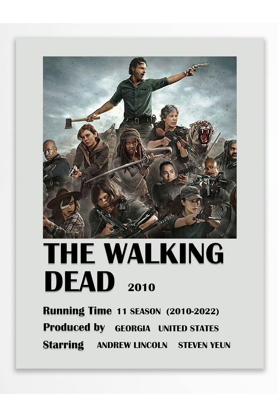 THE WALKING DEAD Film Çerçevesiz Poster
