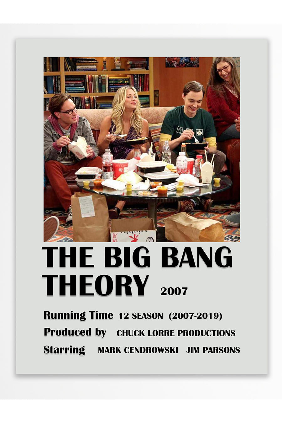 THE BIG BANG THEORY Film Çerçevesiz Poster