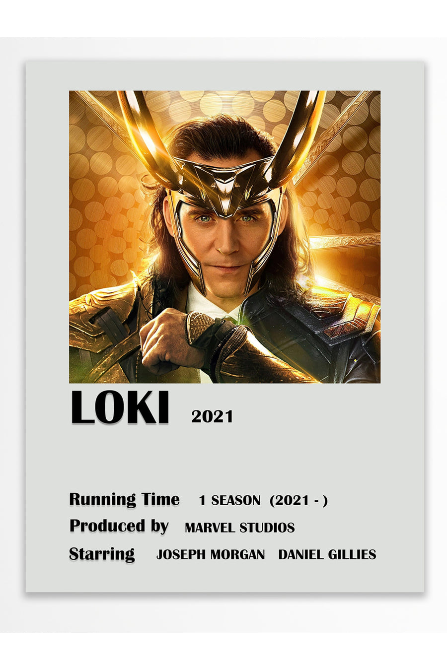 LOKI 2021 Film Çerçevesiz Poster