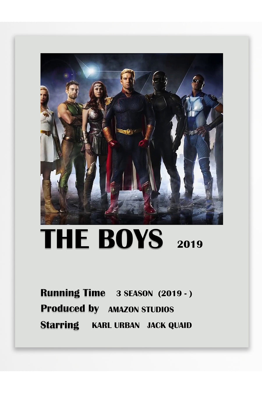 THE BOYS Film Çerçevesiz Poster
