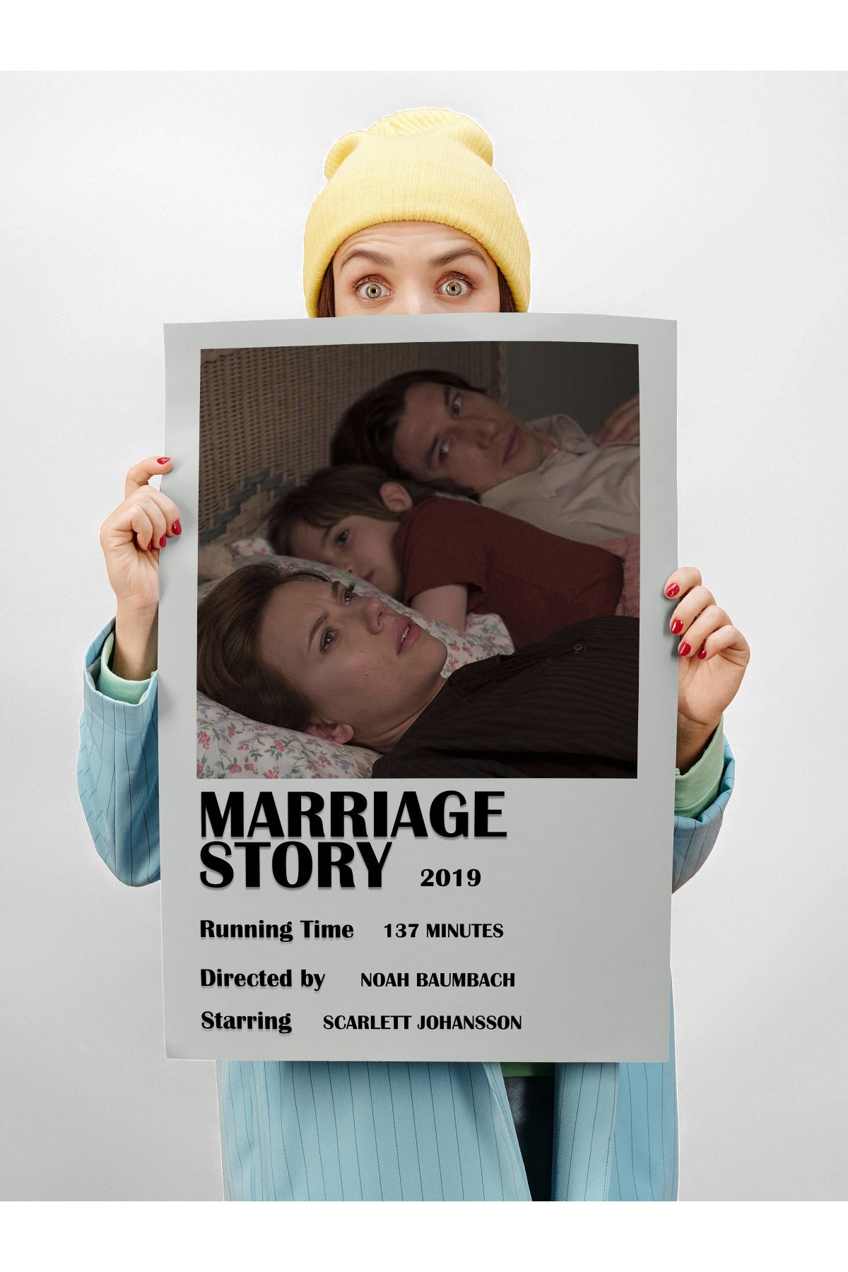 Film Afiş Poster - Duvar Posteri - Polaroid Dizayn Poster, Çerçevesiz - Kalın Kuşe Kağıt