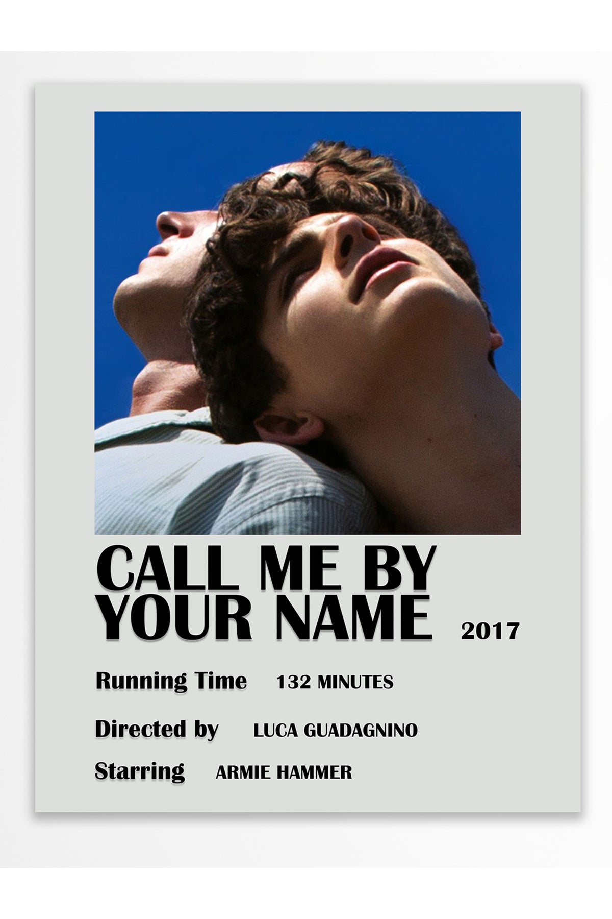 Film Afiş Poster - Duvar Posteri - Polaroid Dizayn Poster, Çerçevesiz - Kalın Kuşe Kağıt