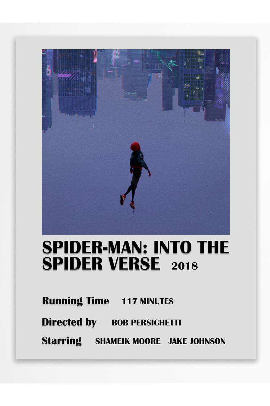 SPIDER-MAN: INTO THE SPIDER VERSE Film Çerçevesiz Poster